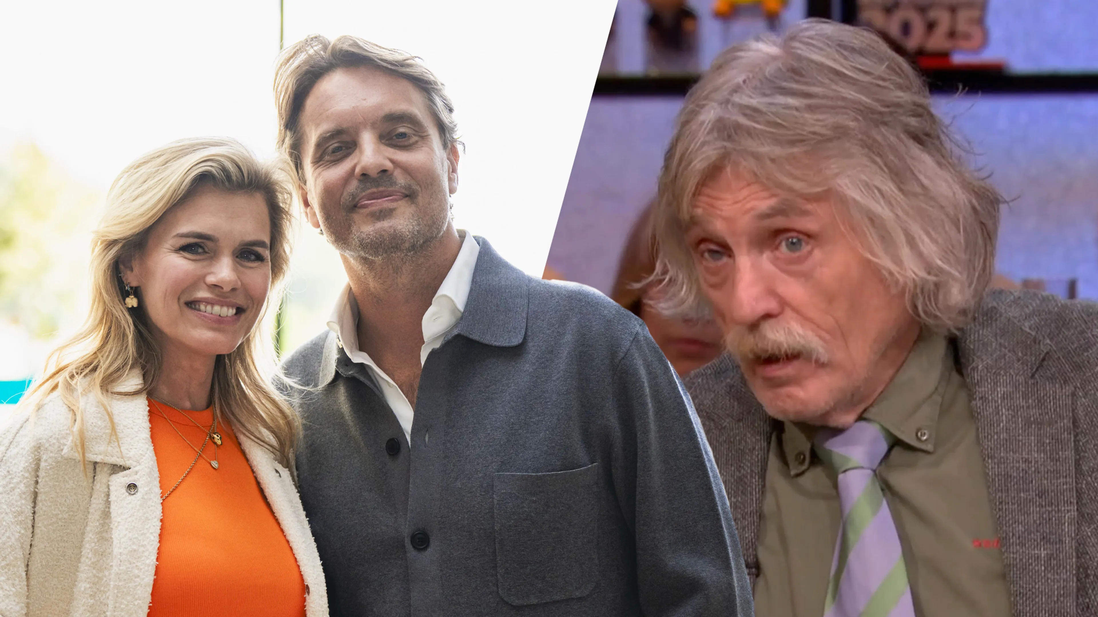 Johan Derksen laat zich uit over Netflix-show Love is Blind met Nicolette van Dam en Bas Smit
