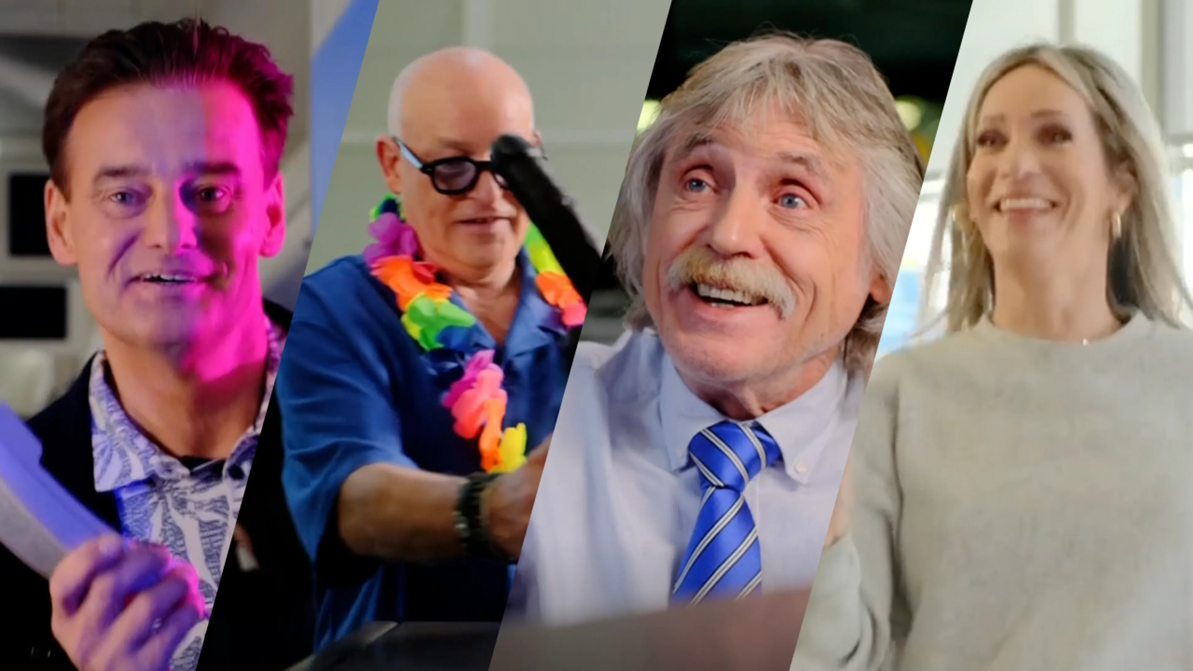 Wilfred Genee, René van der Gijp, Johan Derksen en Hélène Hendriks schitteren in Curaçao-promo!