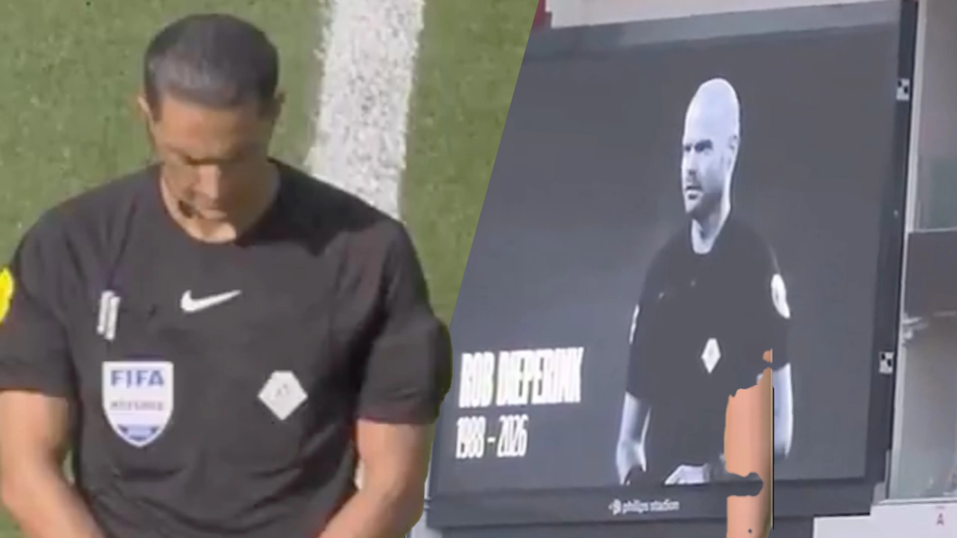 Video: Minuut stilte voor Rob Dieperink voorafgaand aan duel om Johan Cruijff Schaal