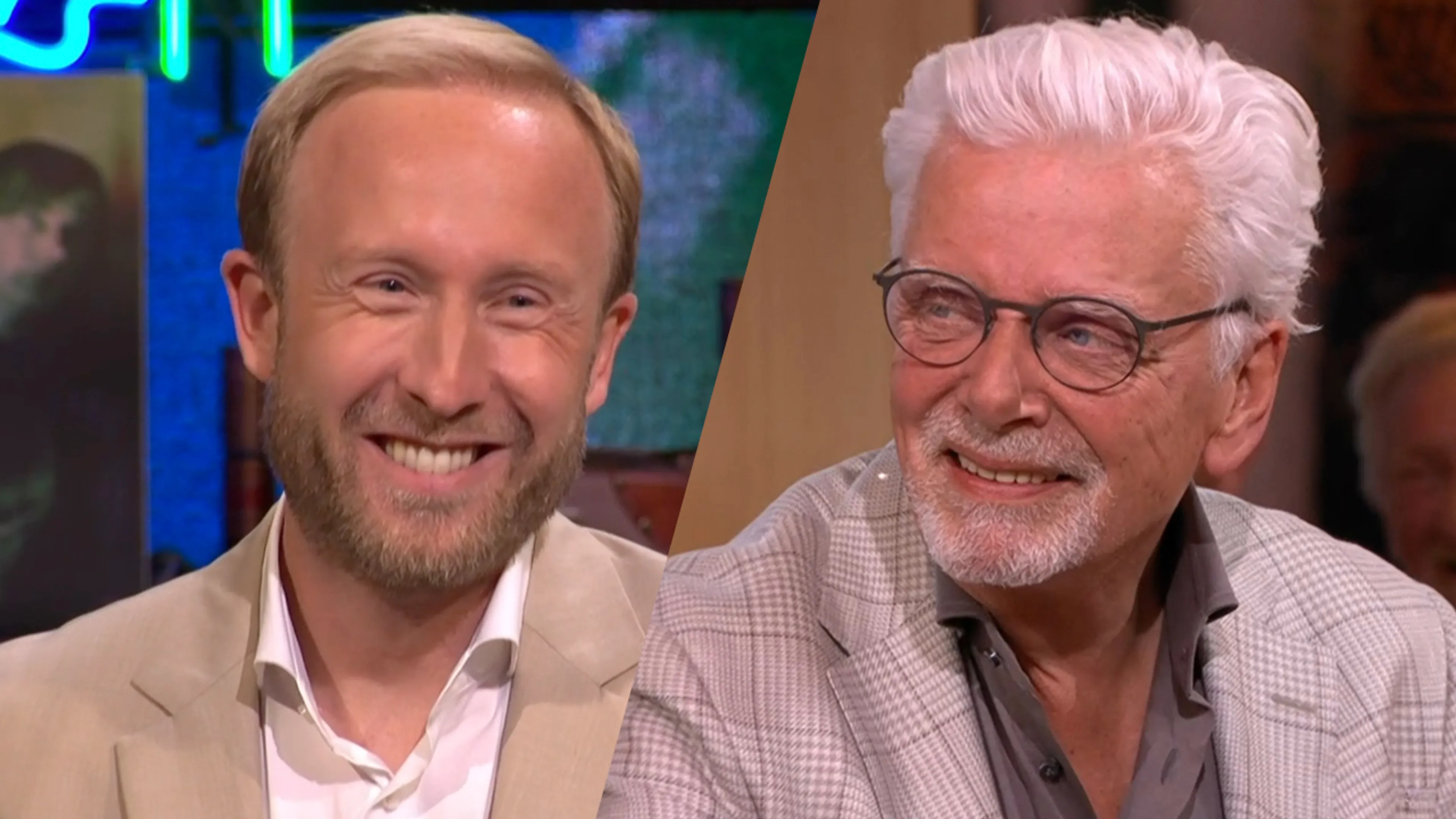 Raymond Mens en Jan Slagter dinsdagavond te gast bij De Oranjezomer