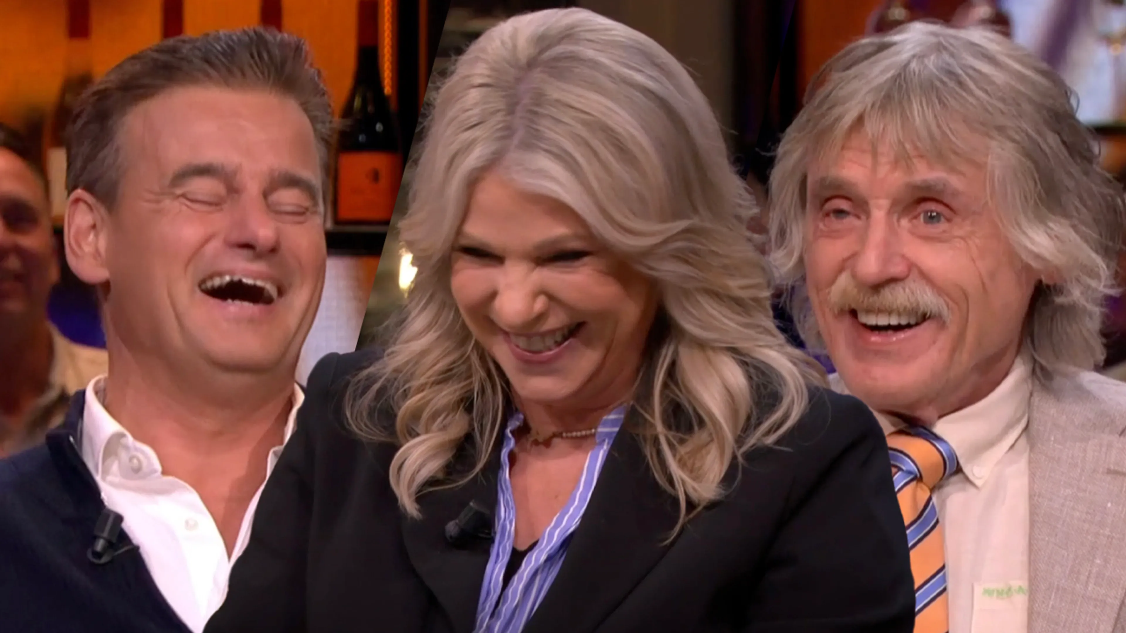 Wilfred Genee ligt dubbel om compilatie van vloekende Johan Derksen: 'Ik vind dit heel grappig!'