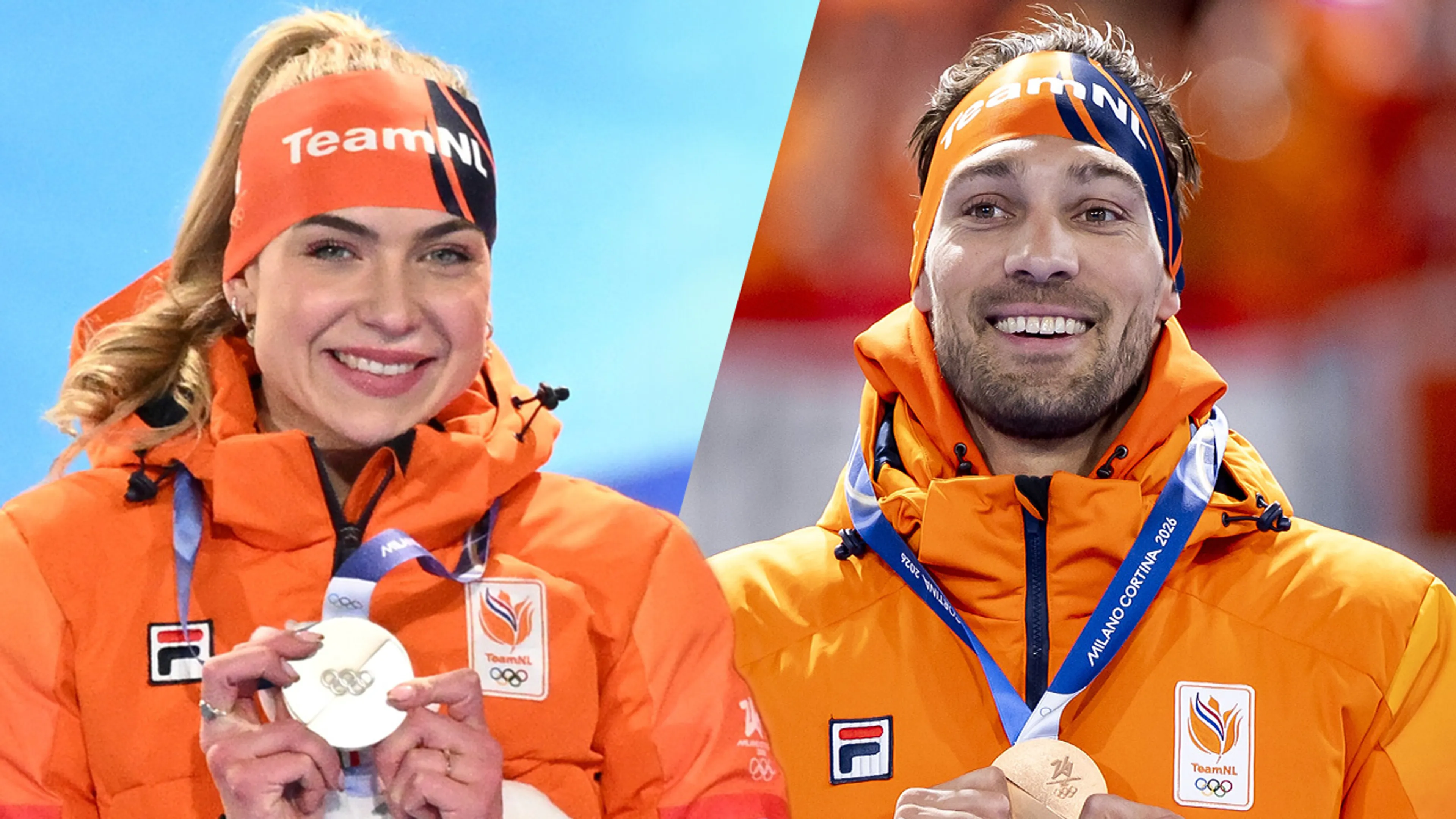 Olympische medaillewinnaars Joy Beune en Kjeld Nuis schuiven maandag aan bij Vandaag Inside