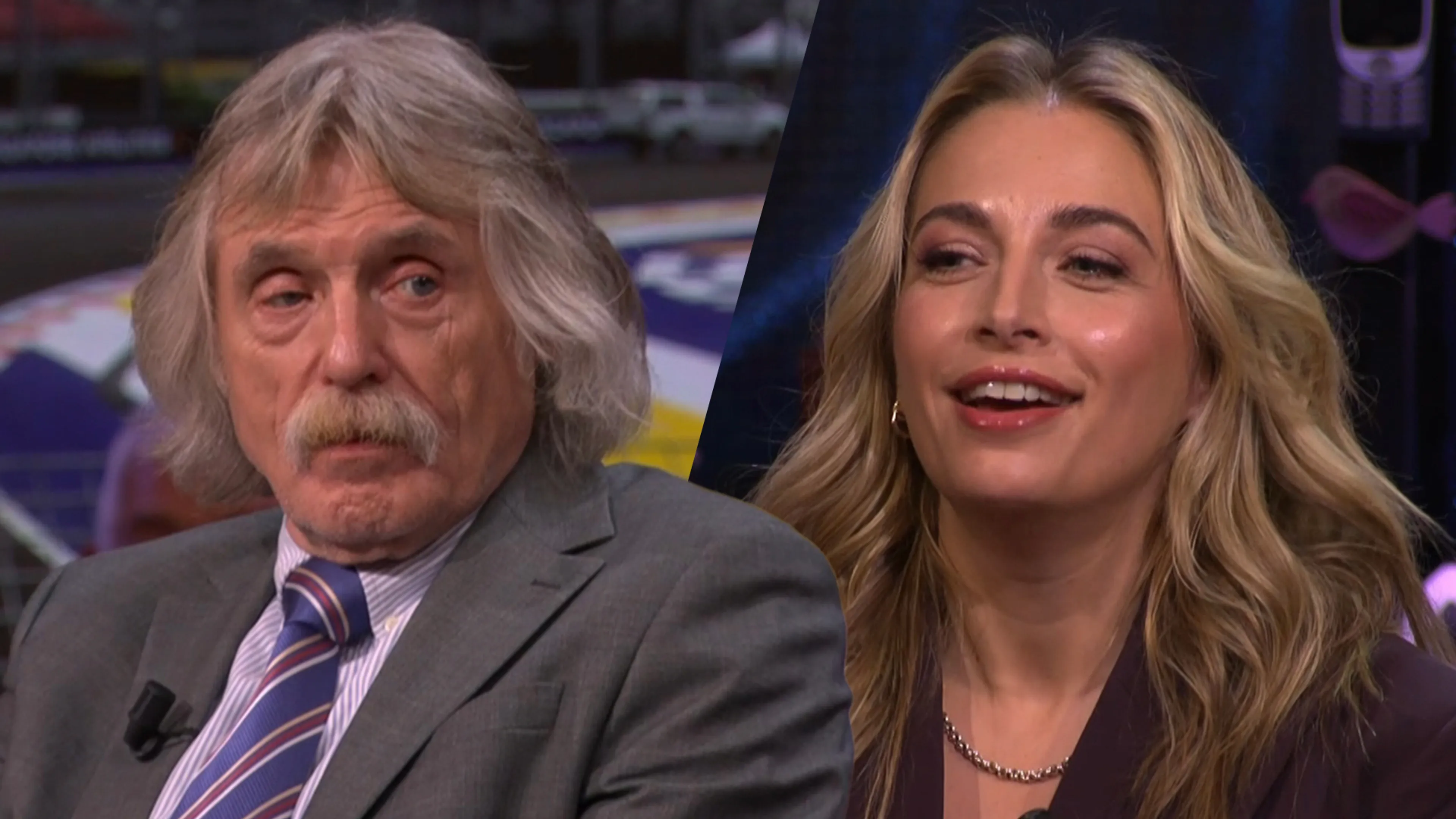 Shelly Sterk komt terug op F1-uitspraak van Johan Derksen: 'Ik kreeg allemaal mensen in mijn mail!'