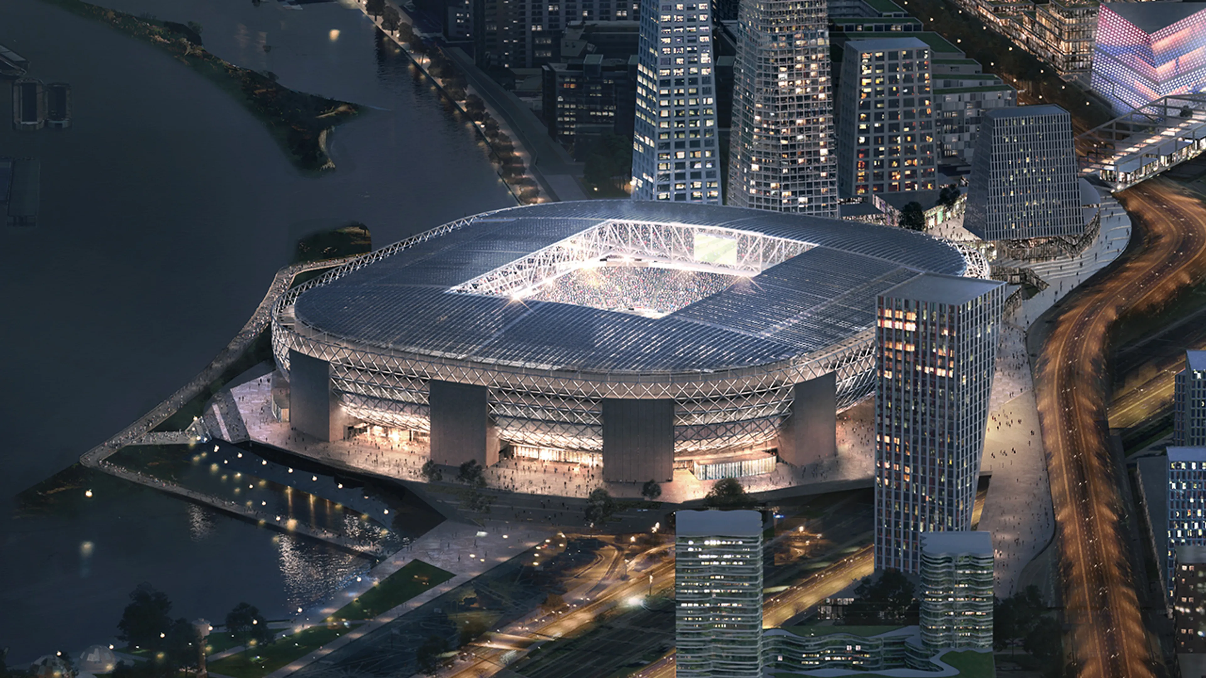 'Leiding van Stadion Feijenoord gaat nog altijd voor de komst van een nieuw stadion'