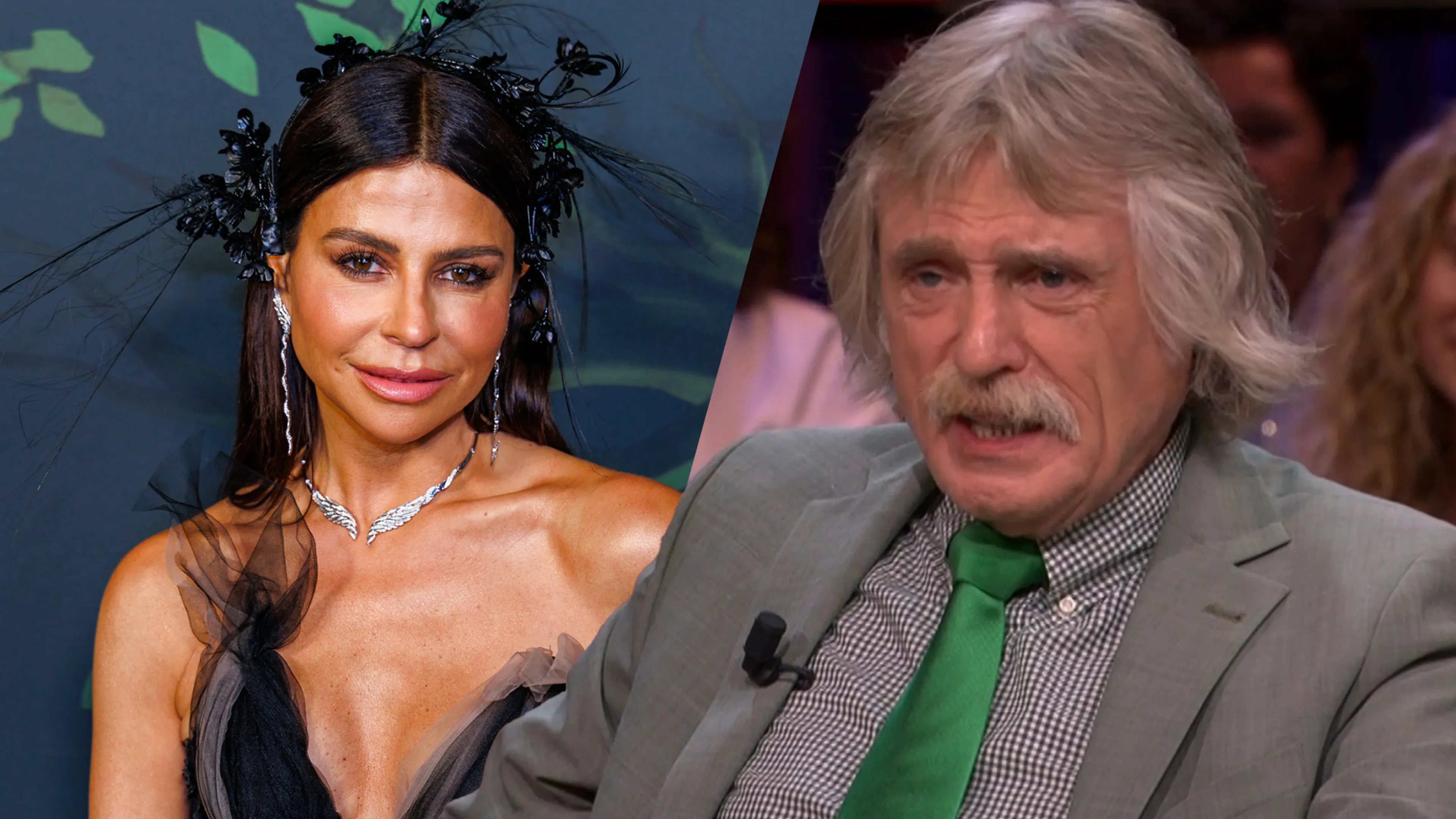 Johan Derksen walgt van video Olcay Gulsen: ‘En blijven ontkennen dat ze een golddigger is!’