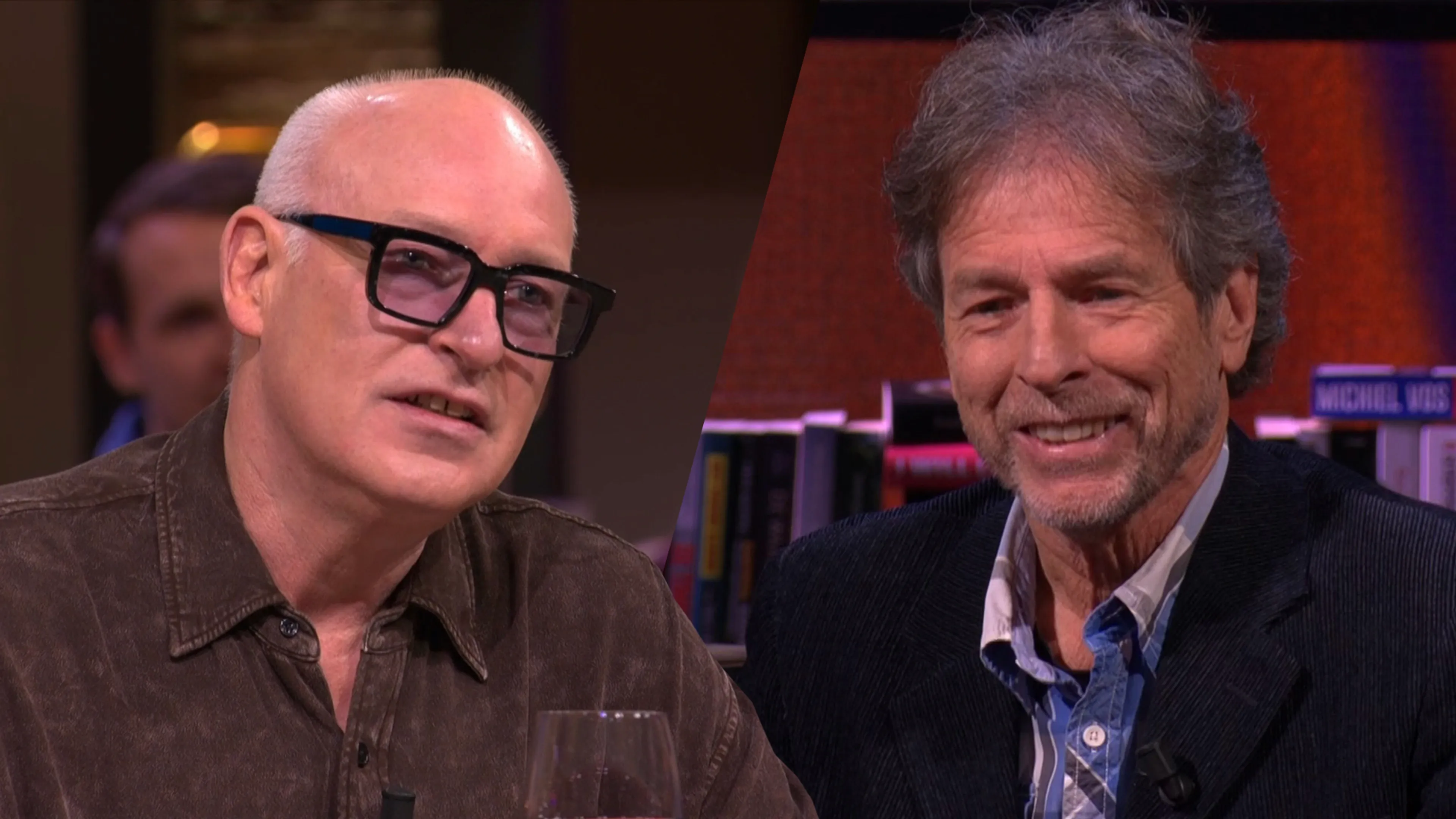 René verrast door aanwezigheid bargast: 'Ik heb jou vanmiddag zitten Googelen...'