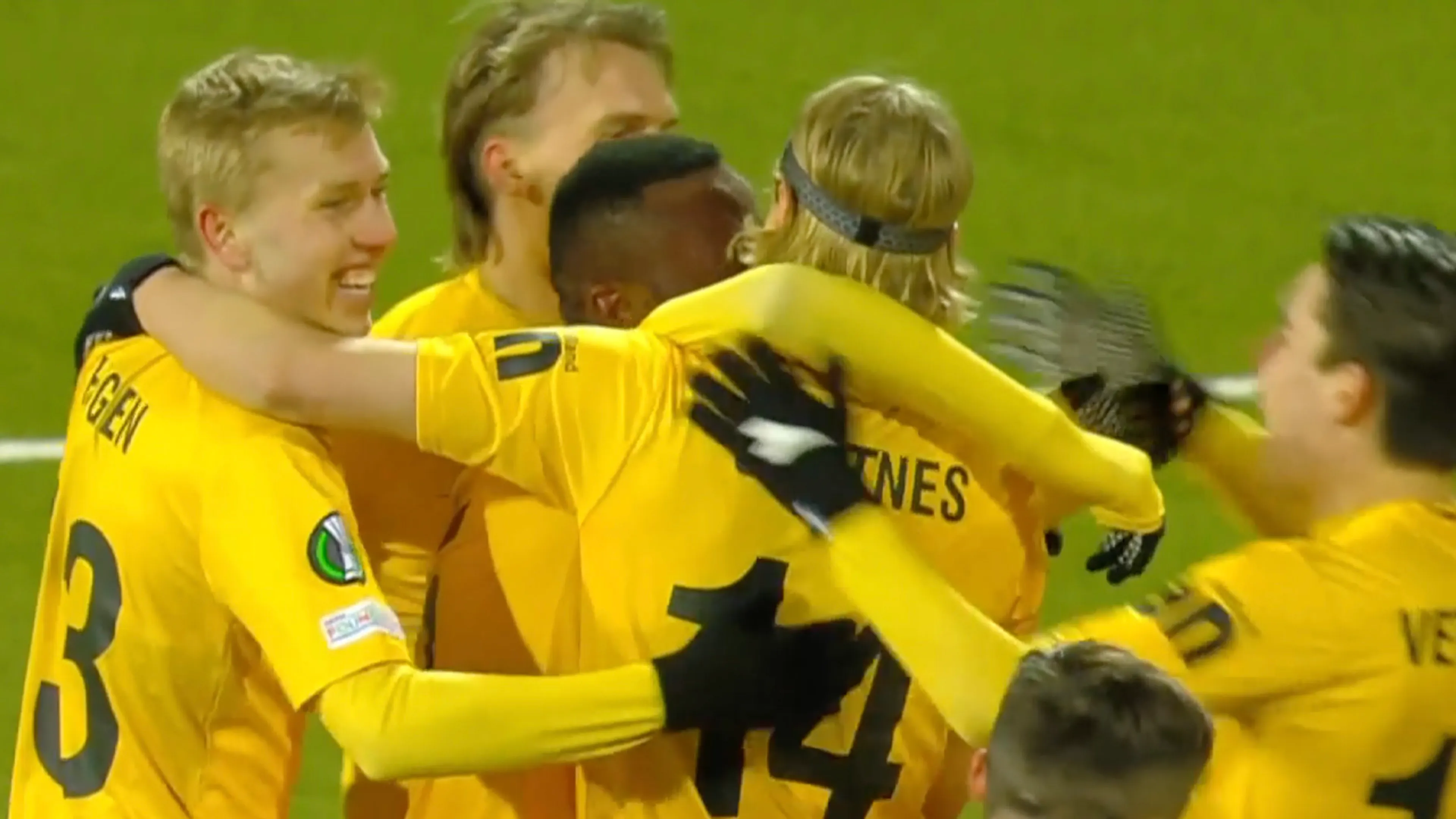 VIDEOGOAL: Bodo/Glimt - AS Roma 1-1 (Saltnes)