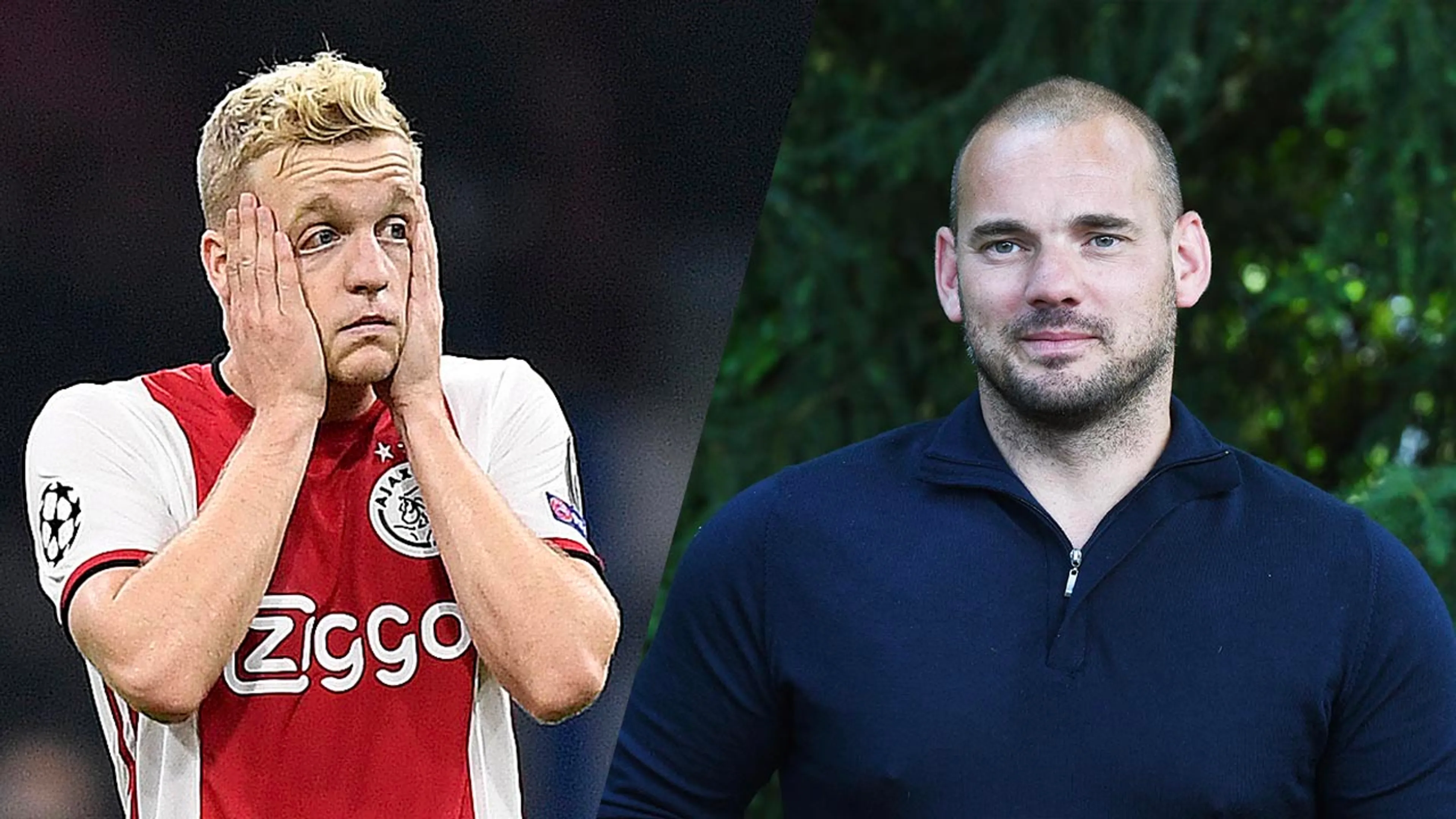 Sneijder moest Van de Beek rustig houden: 'Ga geen ruzie maken' 
