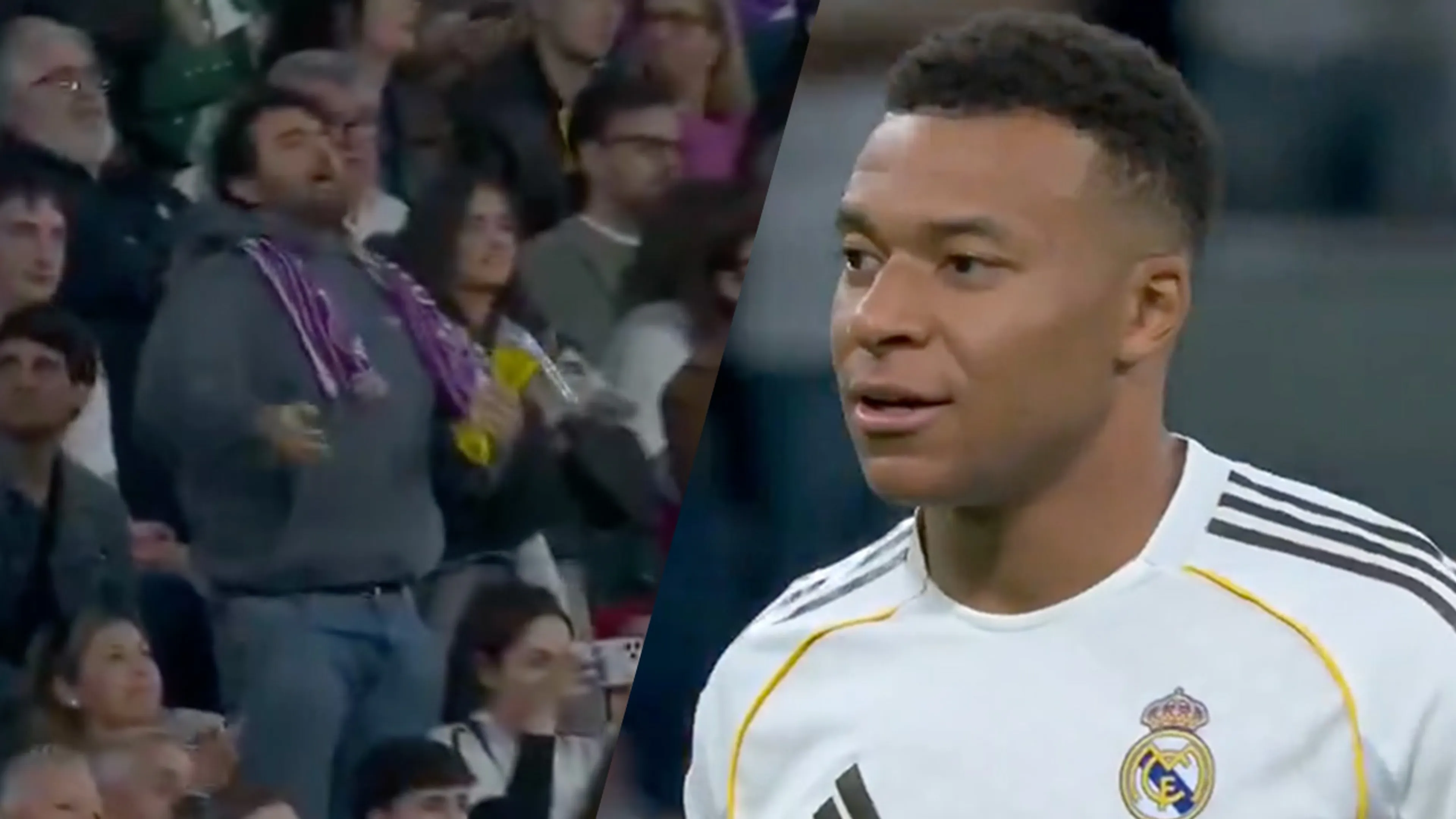 Video: Kylian Mbappé ontvangt ongekend fluitconcert na invalbeurt bij Real Madrid