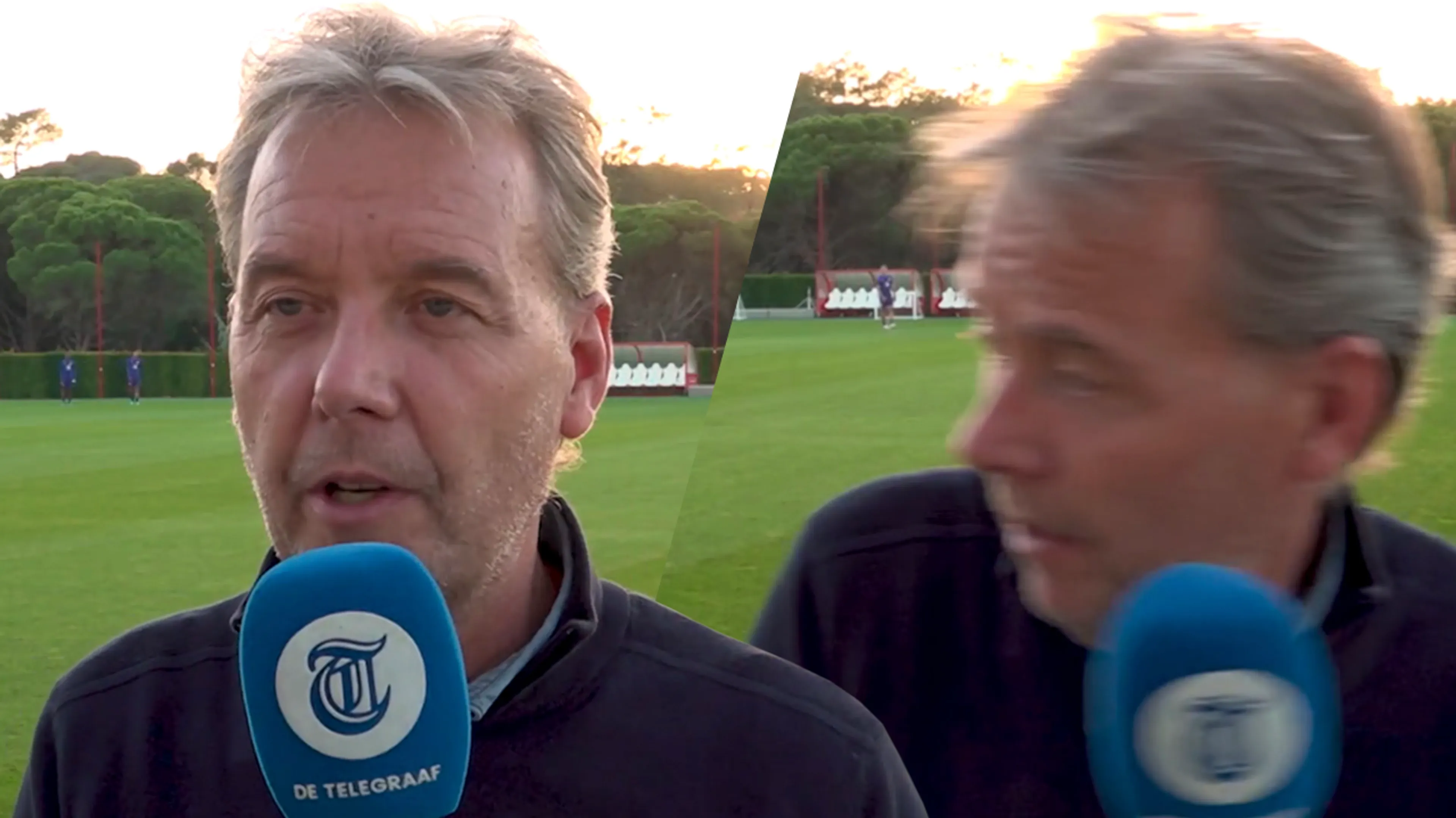 Oranje-speler schiet bal richting Valentijn: ‘Wie was het?’