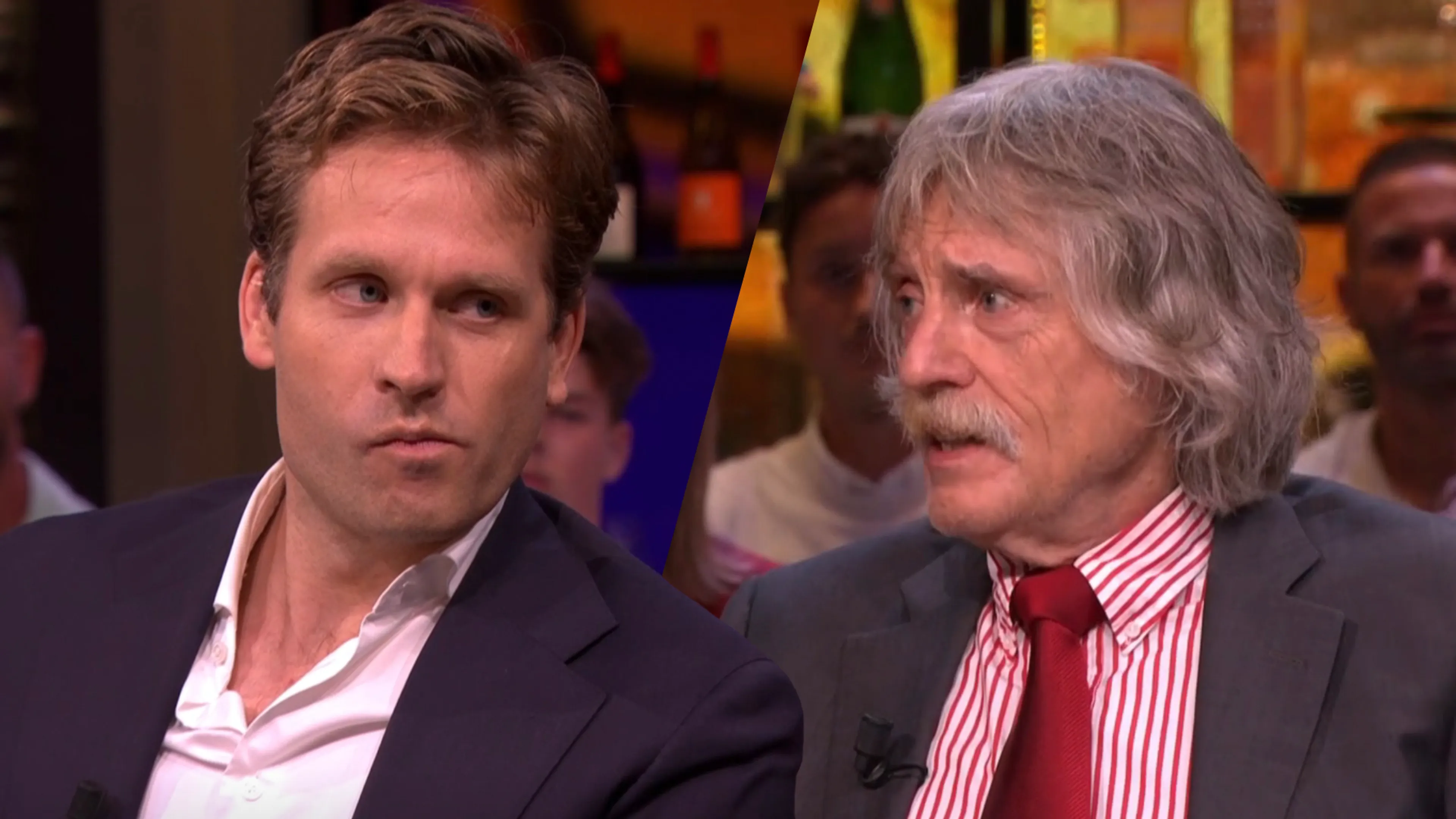 Johan Derksen confronteert Vincent Karremans (VVD): 'De mensen willen Dilan Yeşilgöz niet!'