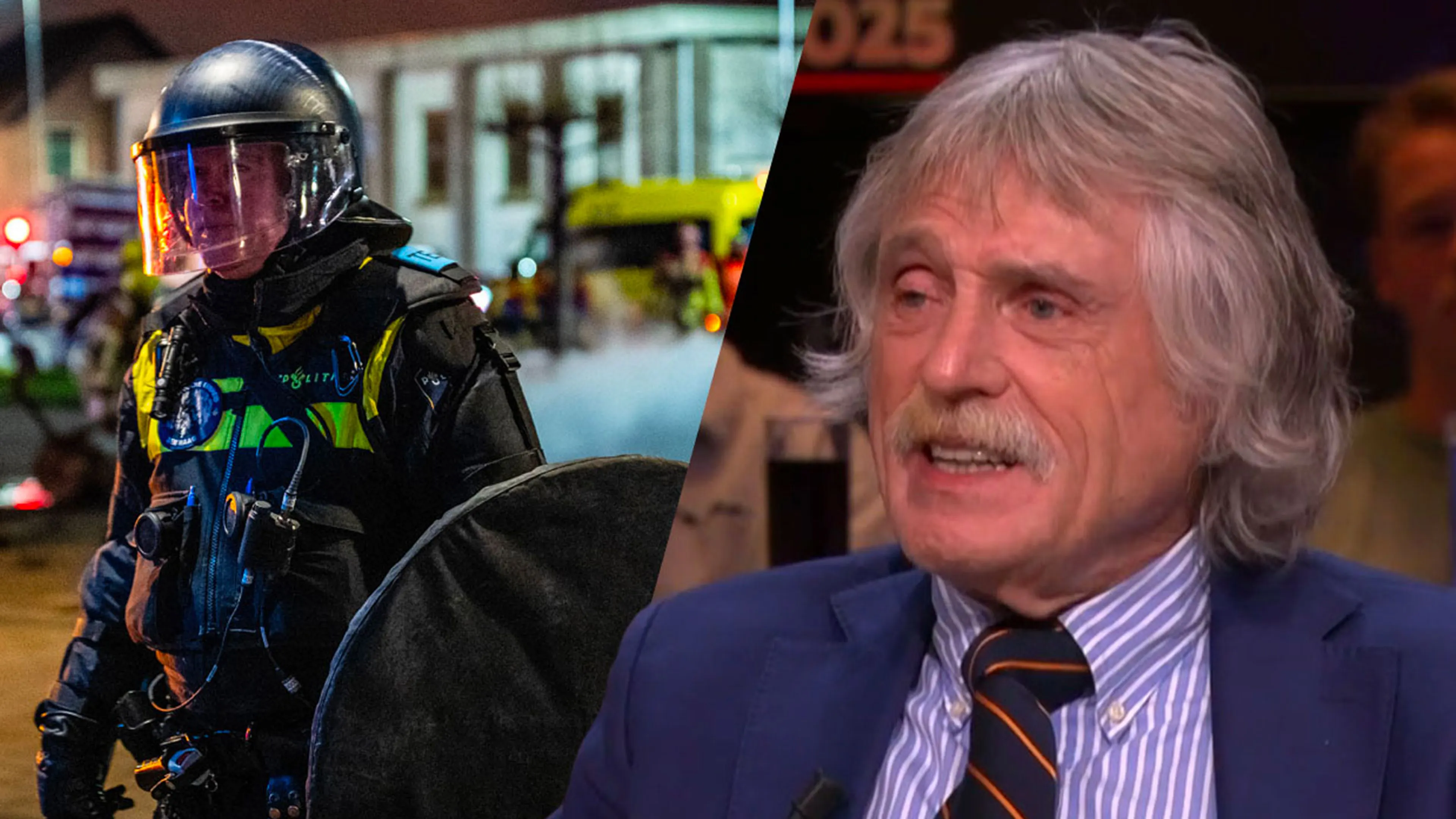 Johan Derksen pleit voor hogere salarissen en betere bewapening politie en ME
