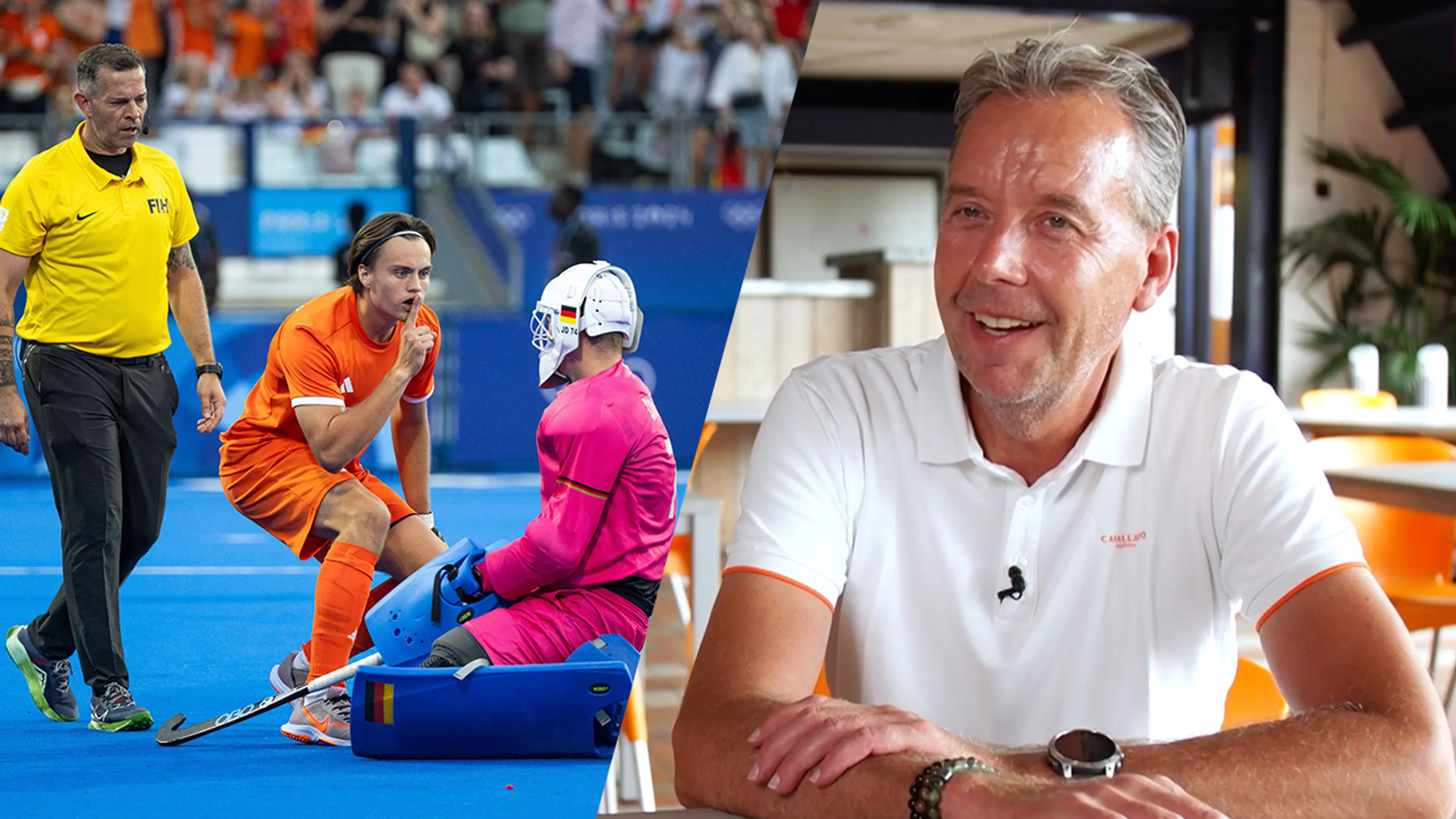 Valentijn Driessen over provocatie van hockeyer Telgenkamp tegen Duitse keeper: 'Zwaar misplaatst!'