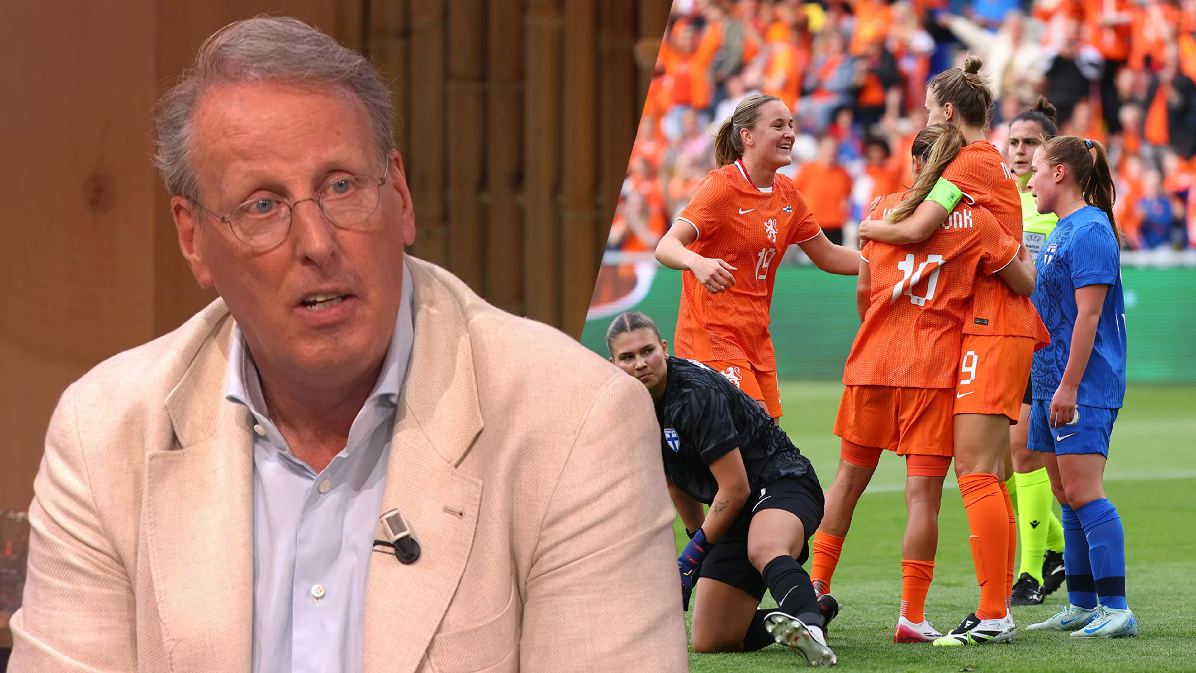 Chris Woerts wist niet wat hij zag bij Oranje Leeuwinnen - Finland: 'Abominabel niveau!'