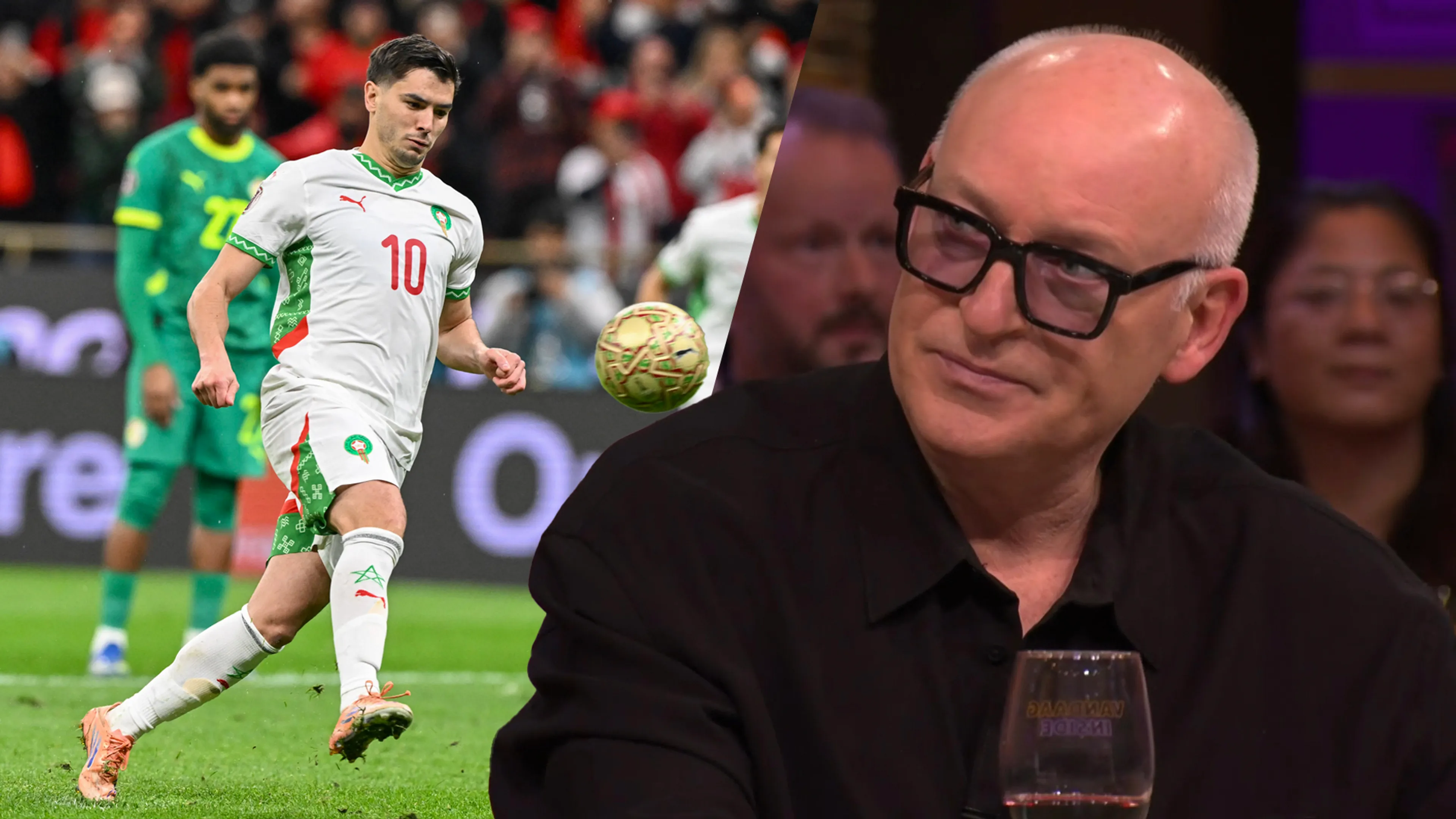 René van der Gijp verklaart gemiste penalty van Marokko in slotminuut Africa Cup-finale
