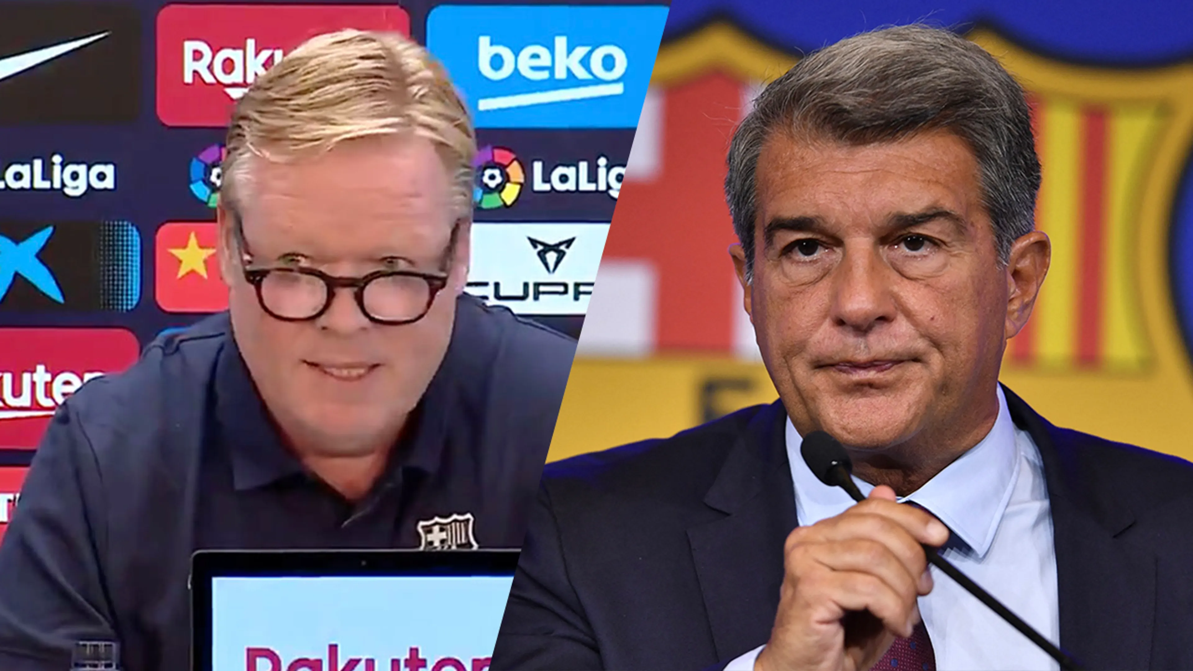 Laporta verrast door statement Koeman: 'Was niet nodig'