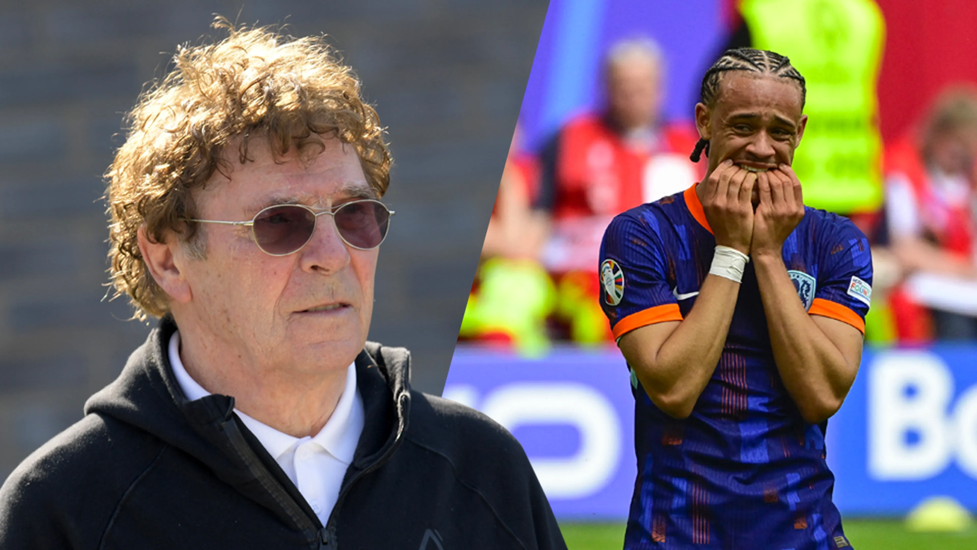 Van Hanegem kritisch: 'Hij ligt voortdurend op dat veld te stampen alsof hij zwaar geblesseerd is'