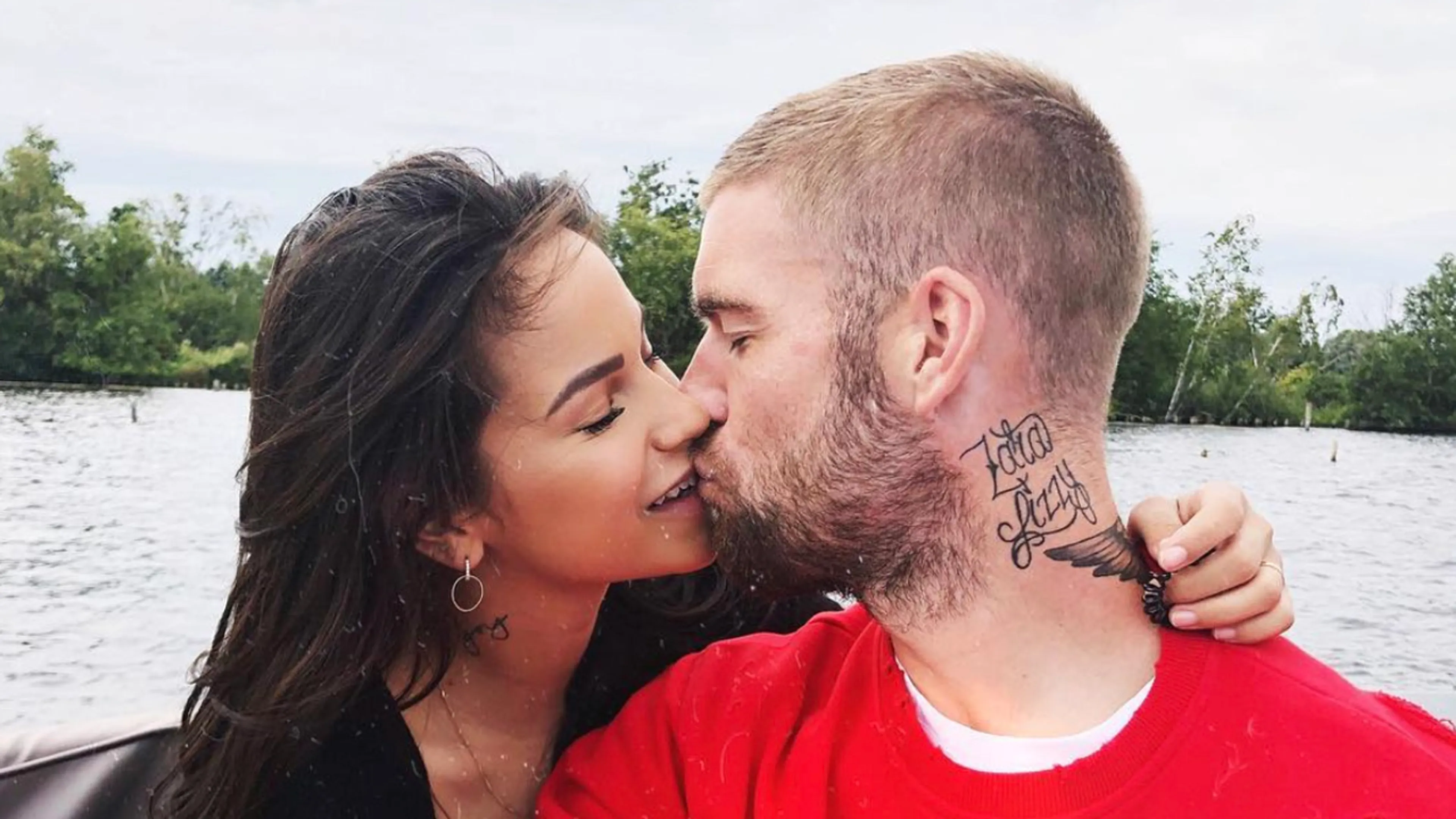 Lars Veldwijk en vlogster Monica Geuze uit elkaar
