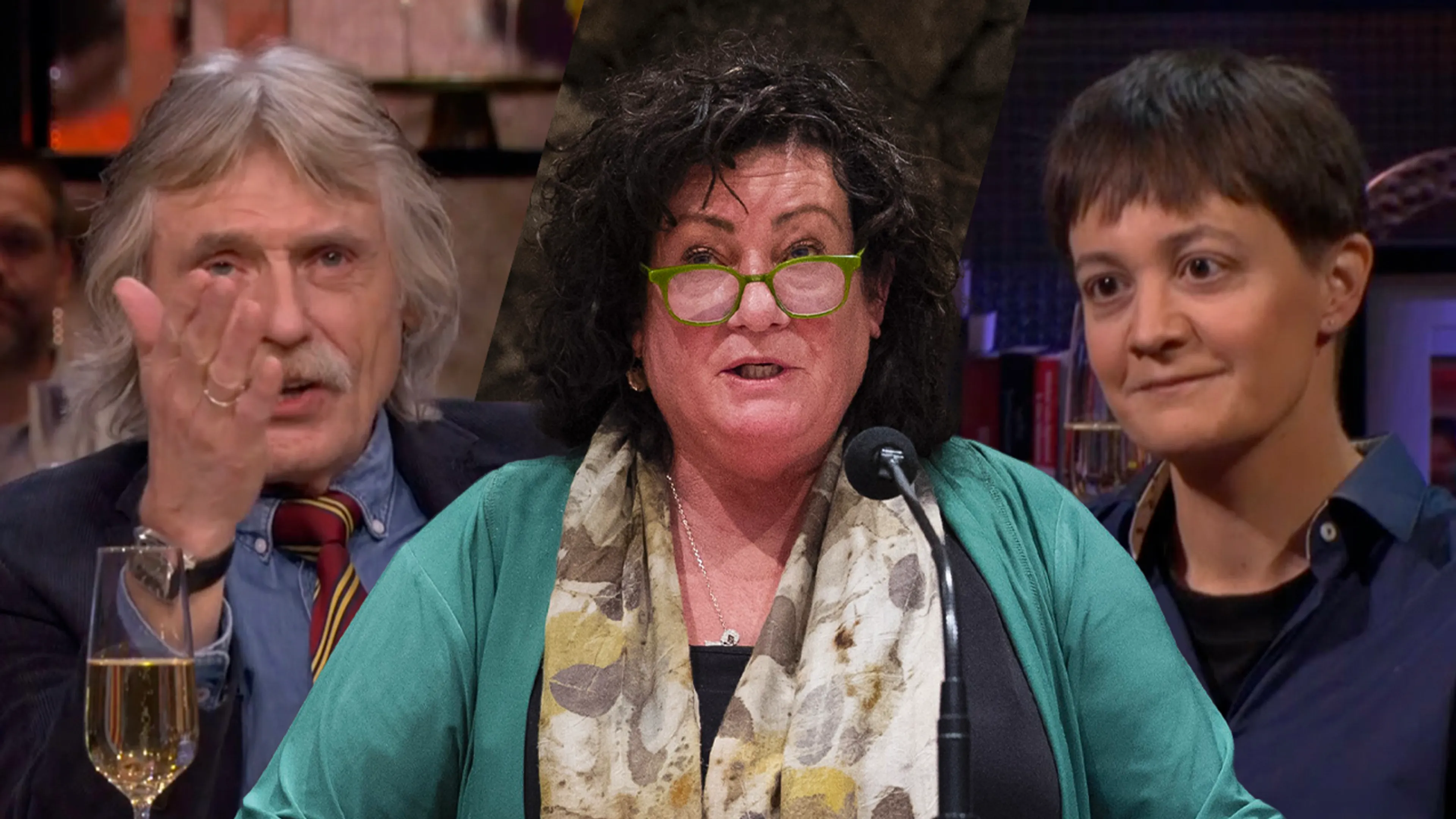 Johan Derksen tegen BBB-Kamerlid Agnes Joseph: 'Als politica stelt Caroline geen fuck voor!'