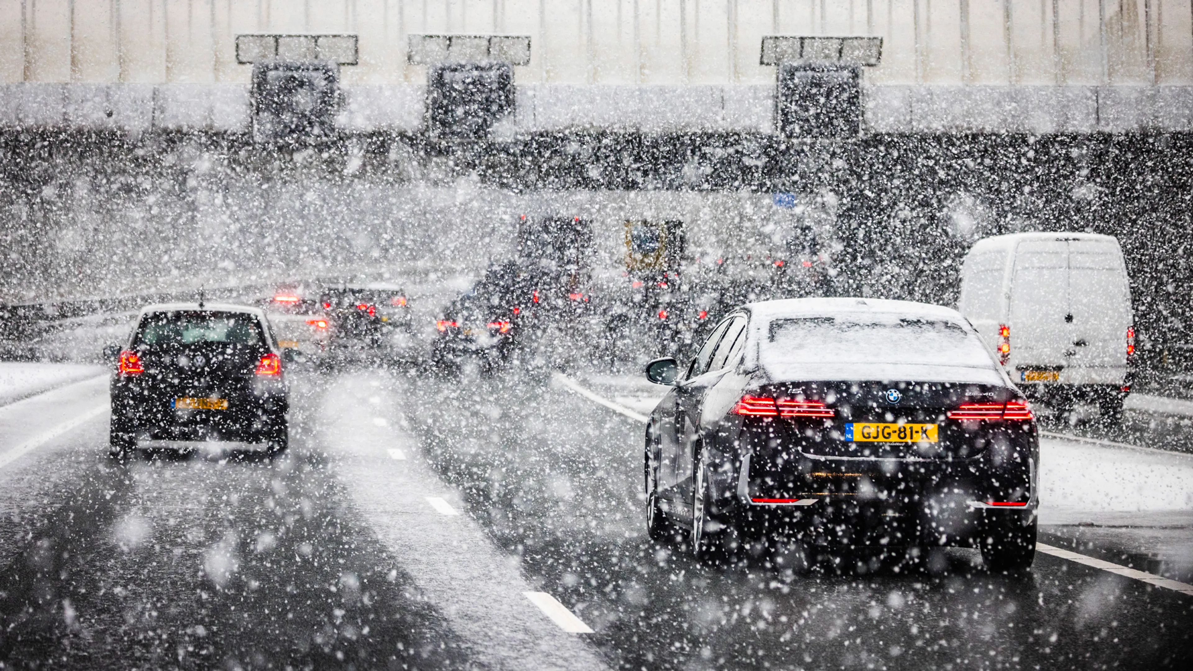 Woensdag code oranje om sneeuw en gladheid in vrijwel heel Nederland