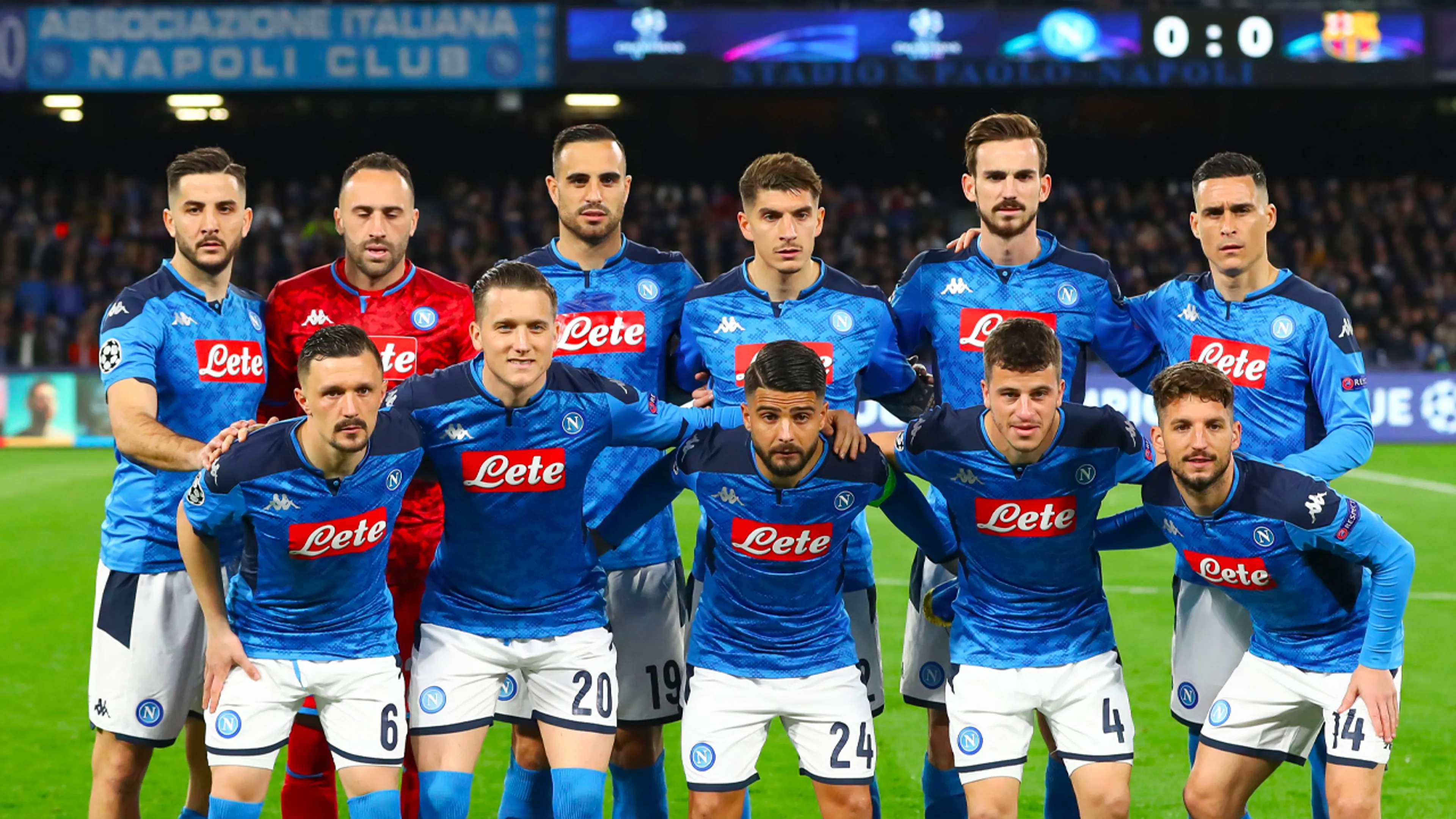 Coronabesmettingen bij spelers Napoli en Torino