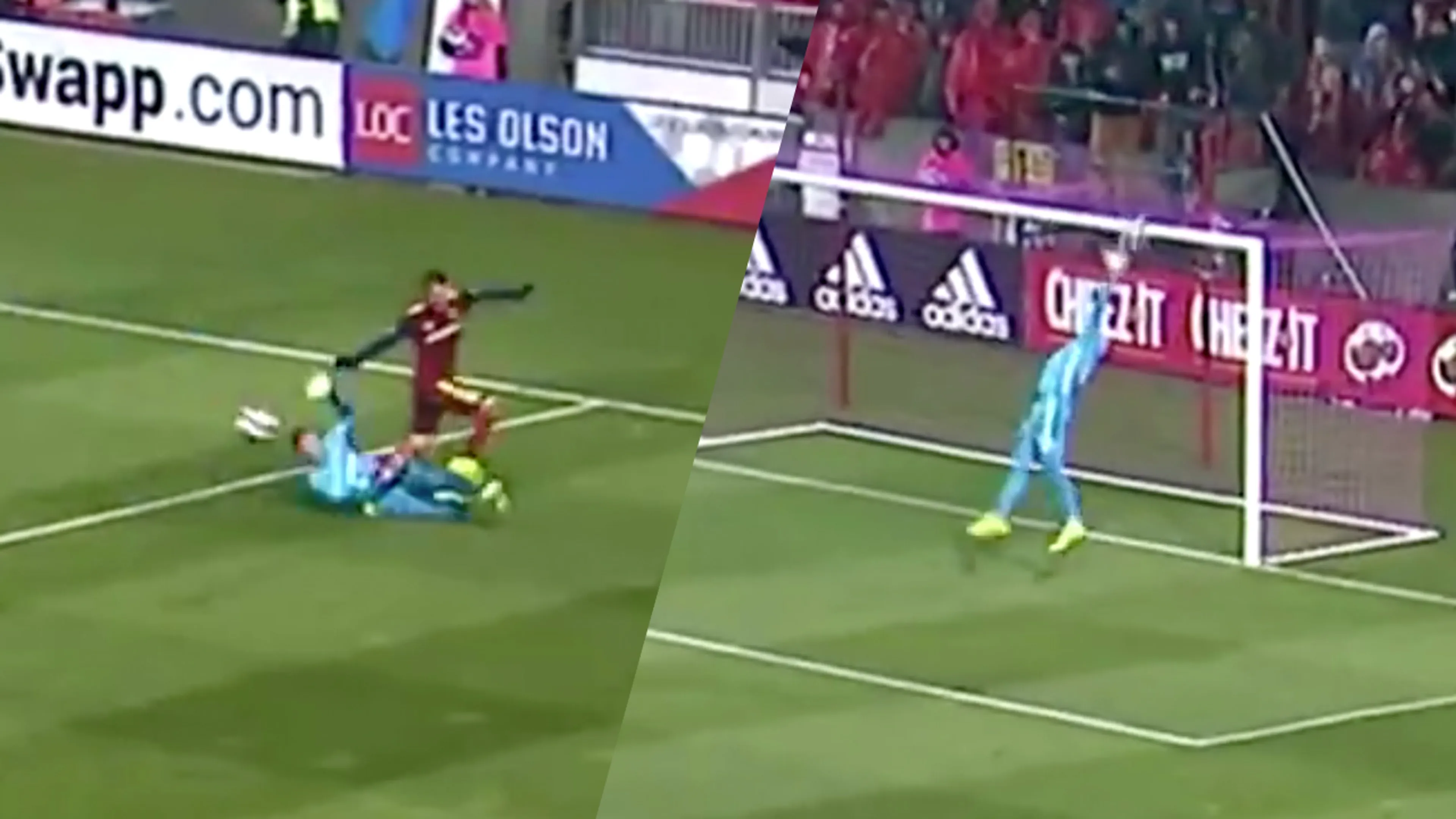 MLS-keeper steelt de show met redding van het jaar
