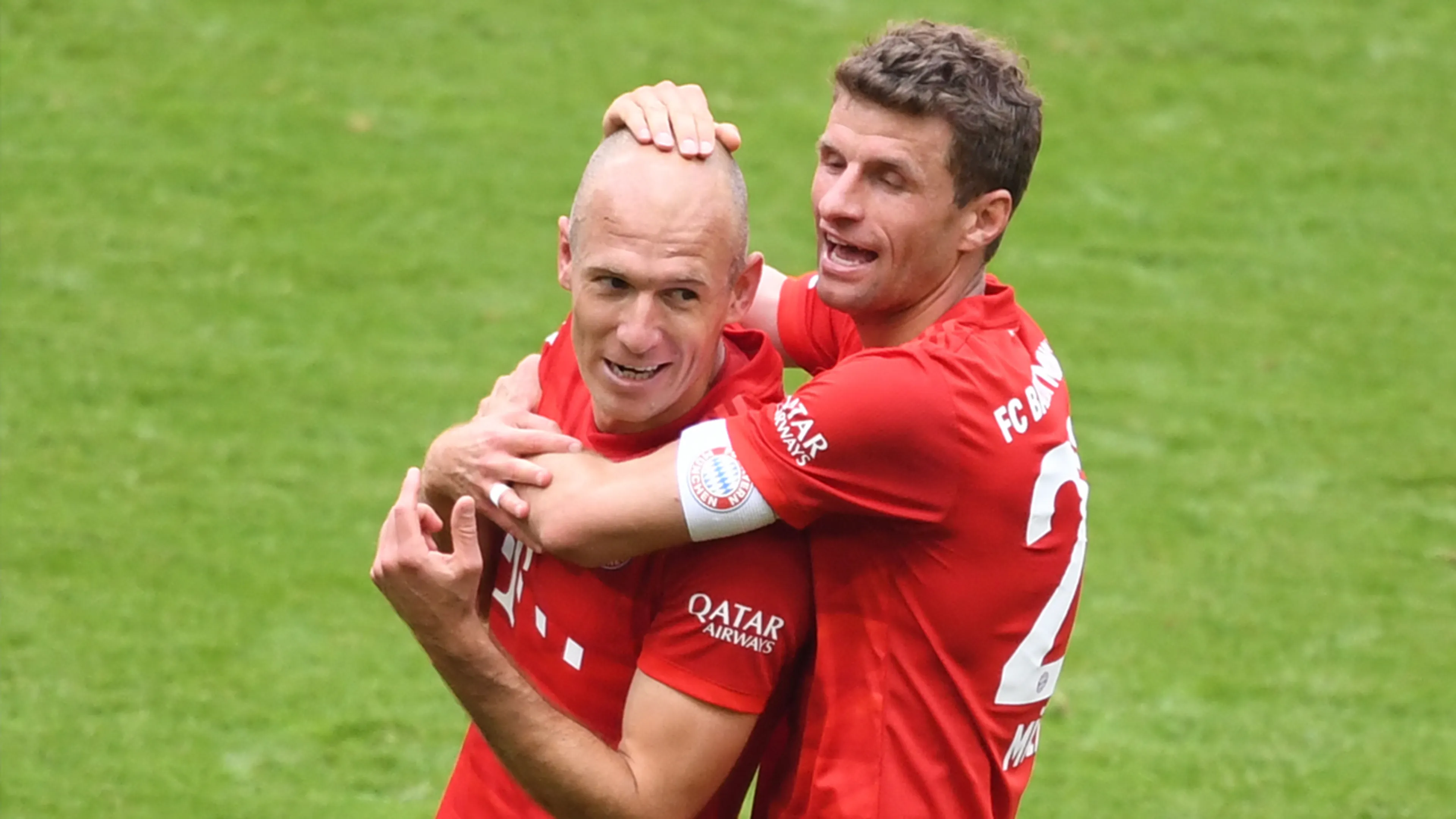 Müller polst Robben voor terugkeer naar Bayern München