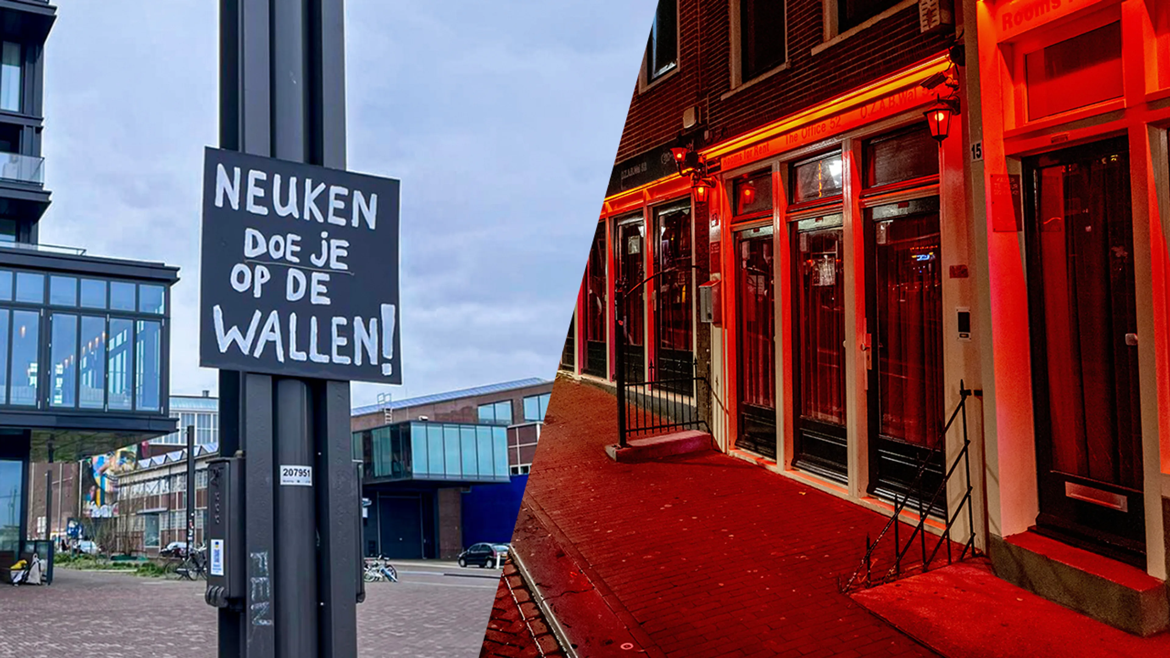 Kunstenaars protesteren tegen erotisch centrum in Amsterdam: 'Neuken doe je op de Wallen!'
