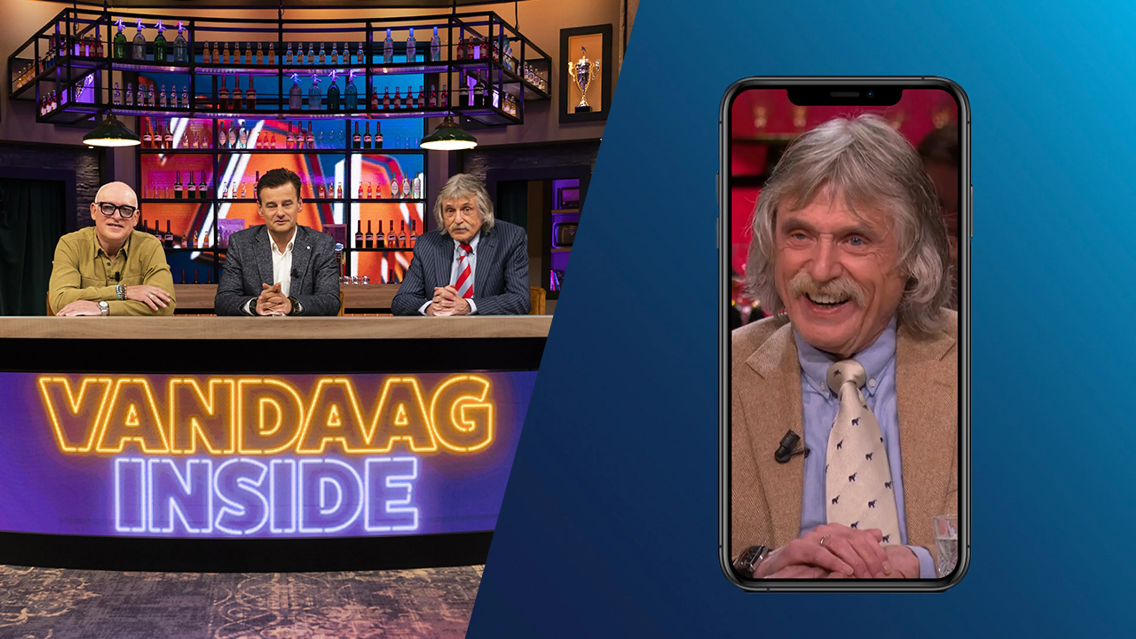 Wil je niks missen van Johan, Wilfred en René? Volg Vandaag Inside ook op WhatsApp!