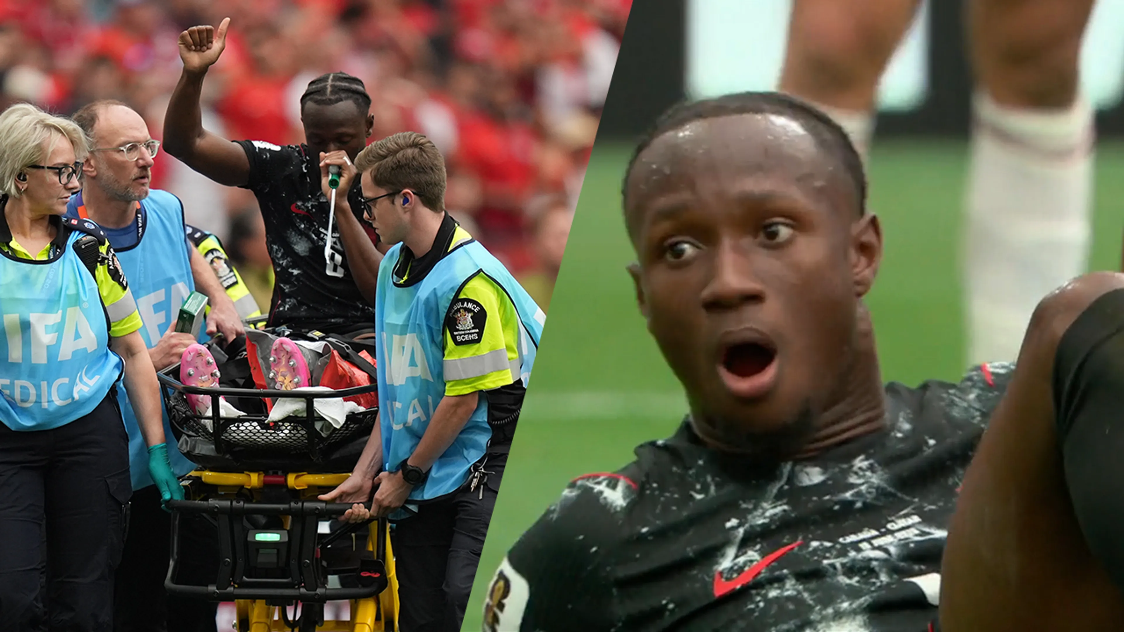 Schokkende beelden: beenbreuk Koné overschaduwt eerste zege Canada op WK
