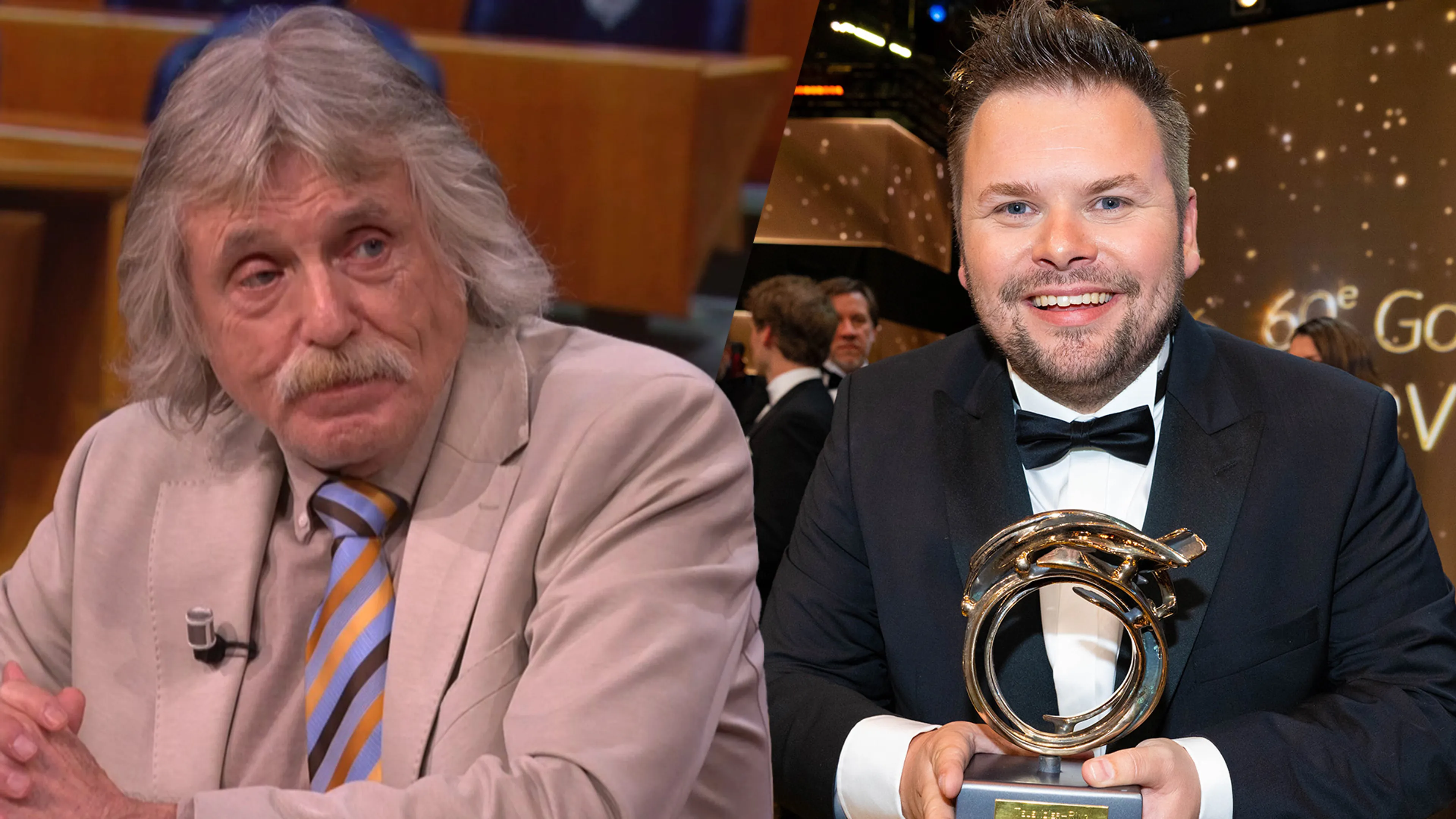 Johan Derksen over Televizier-nominatie Thomas van Groningen: 'Als hij dit niet wint...'