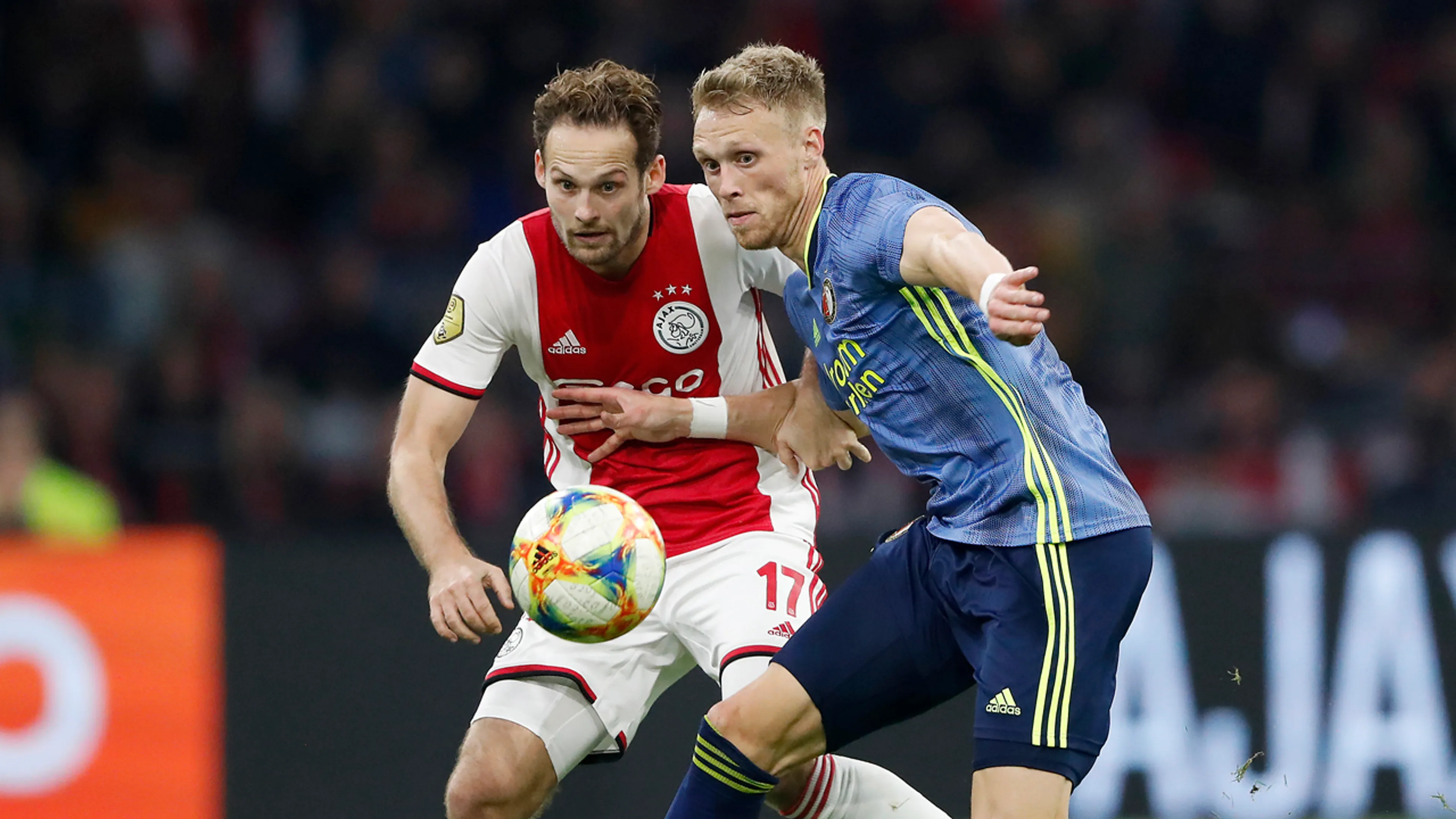Ajax en Feyenoord treffen elkaar in Johan Cruijff ArenA