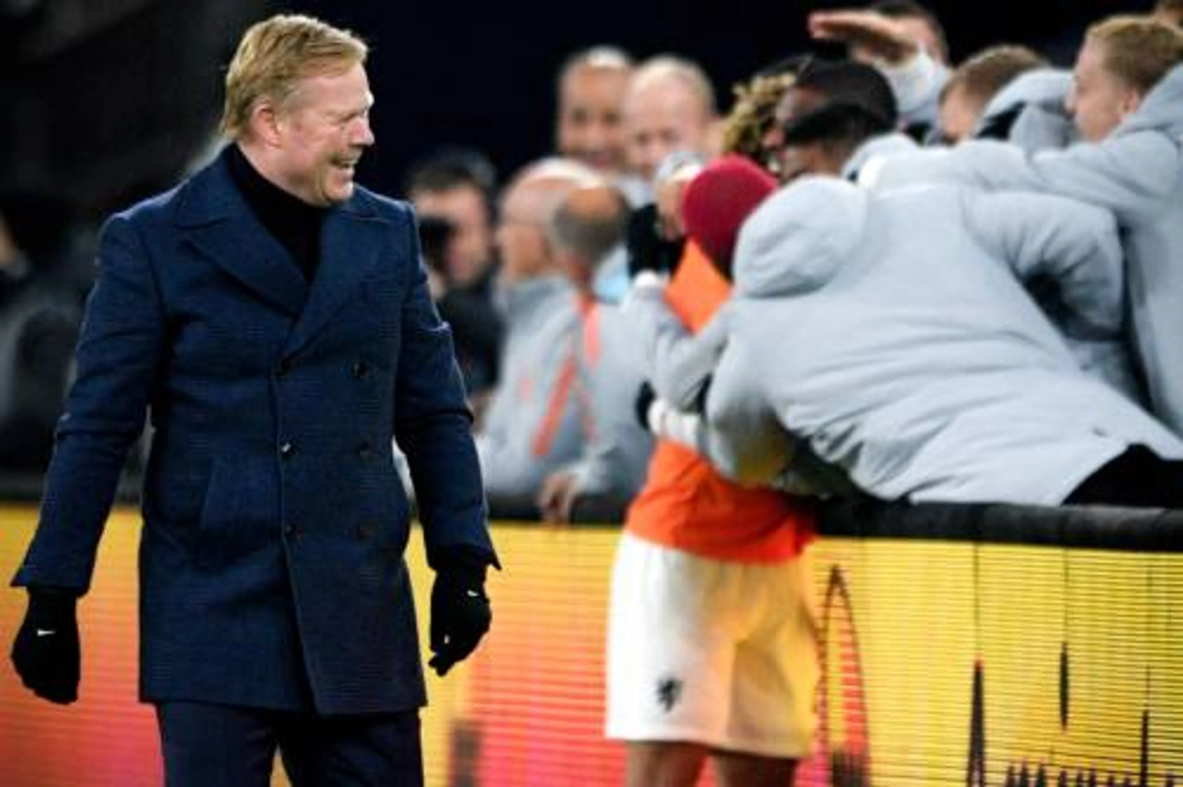 Koeman blij met briefje van assistenten