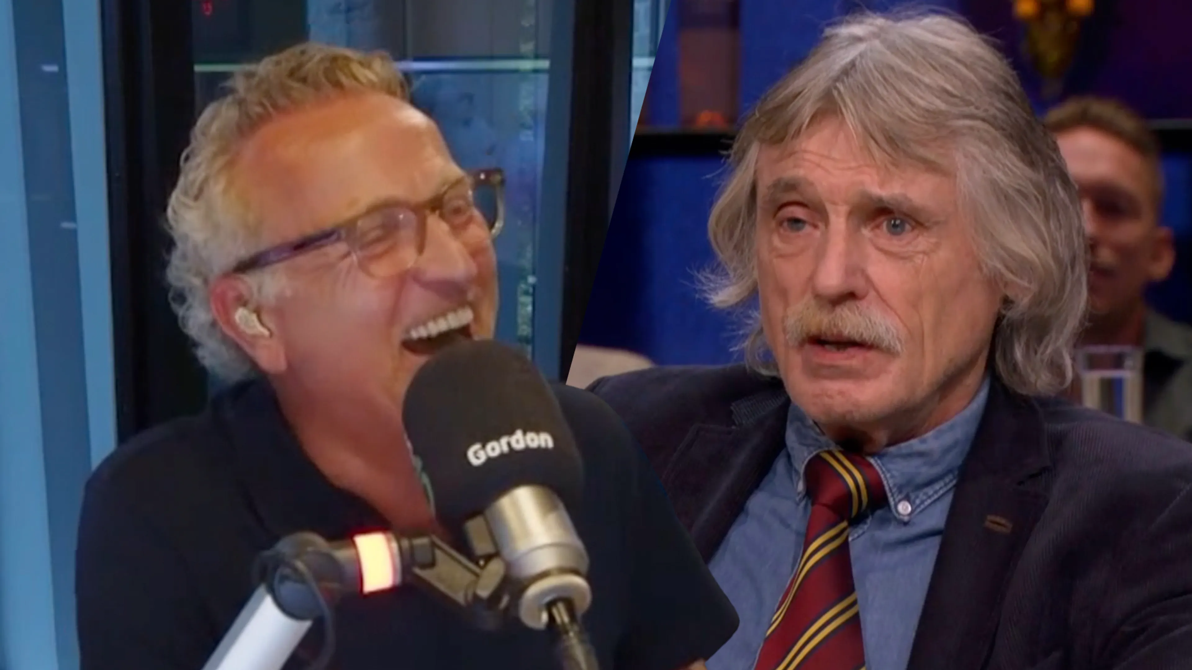 Johan Derksen ziet Gordon in ochtendshow Radio 10: 'Een belediging naar je luisteraars toe'