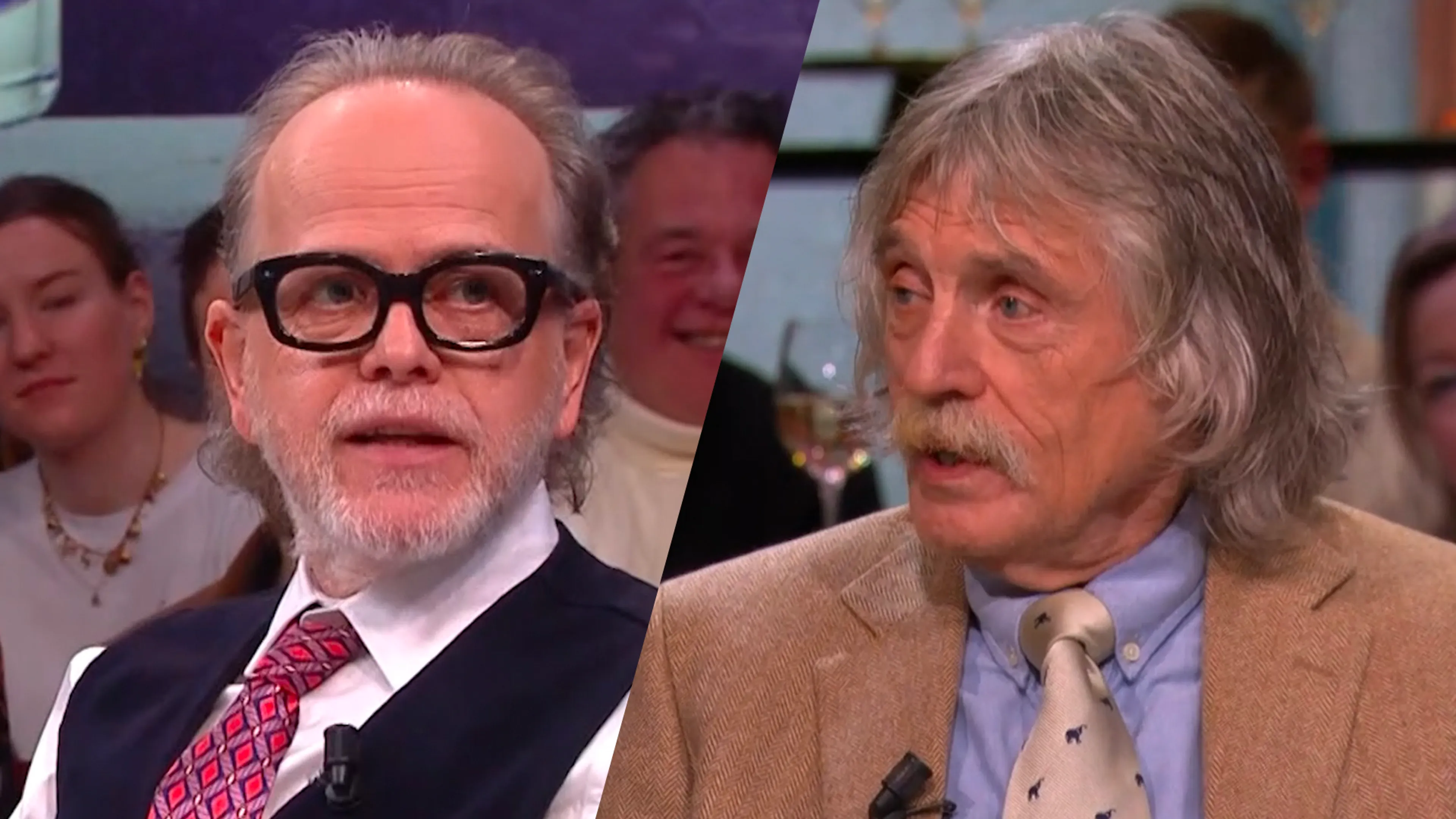 Johan reageert op onthulling Marc-Marie, die een tijd lang ochtendurine op zijn gezicht smeerde