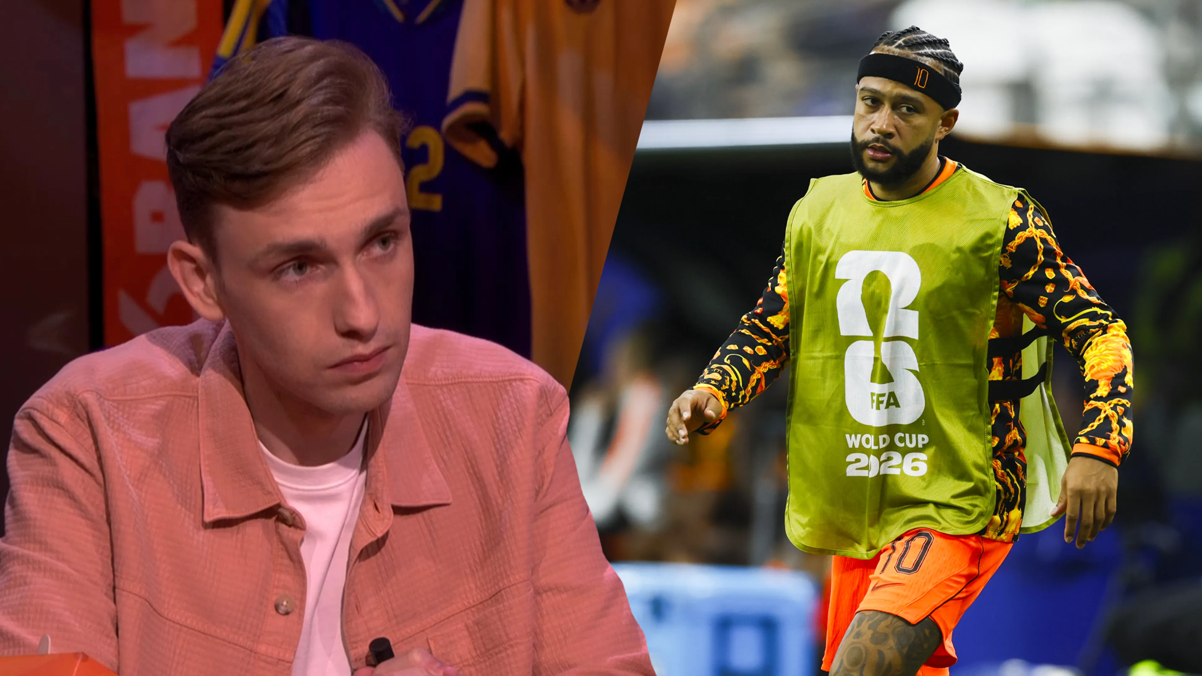 Nicky van der Gijp vraagt Henk ten Cate: moeten spelers als Memphis niet minuten krijgen tegen Tunesië?
