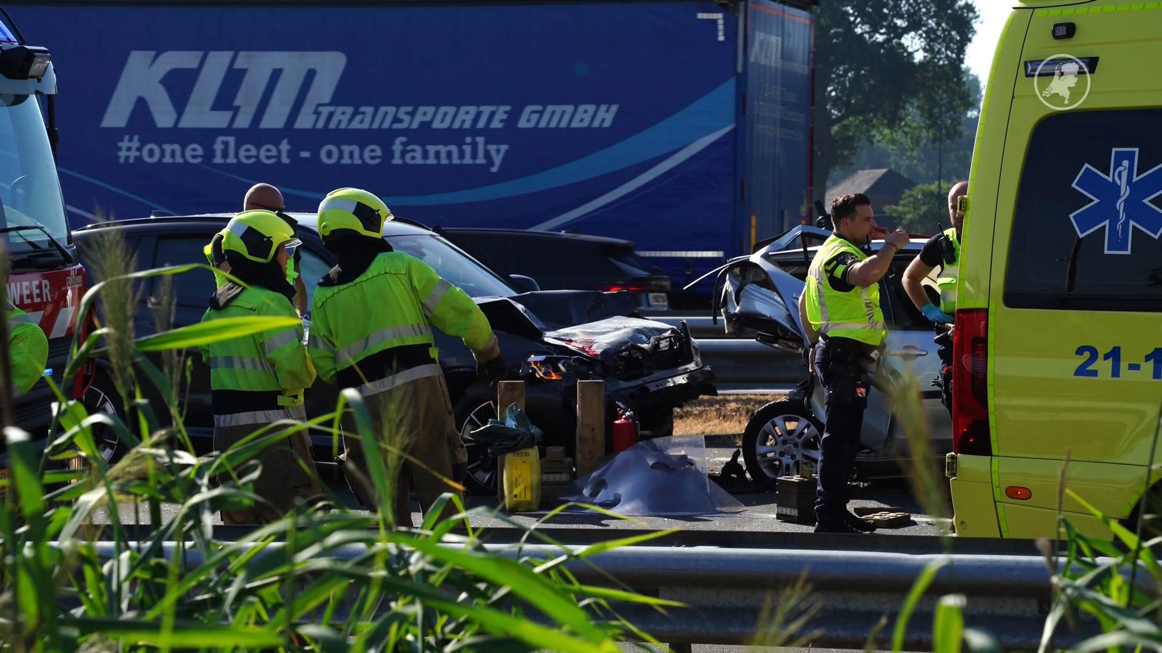Twee doden en meerdere gewonden bij ongeval op A59
