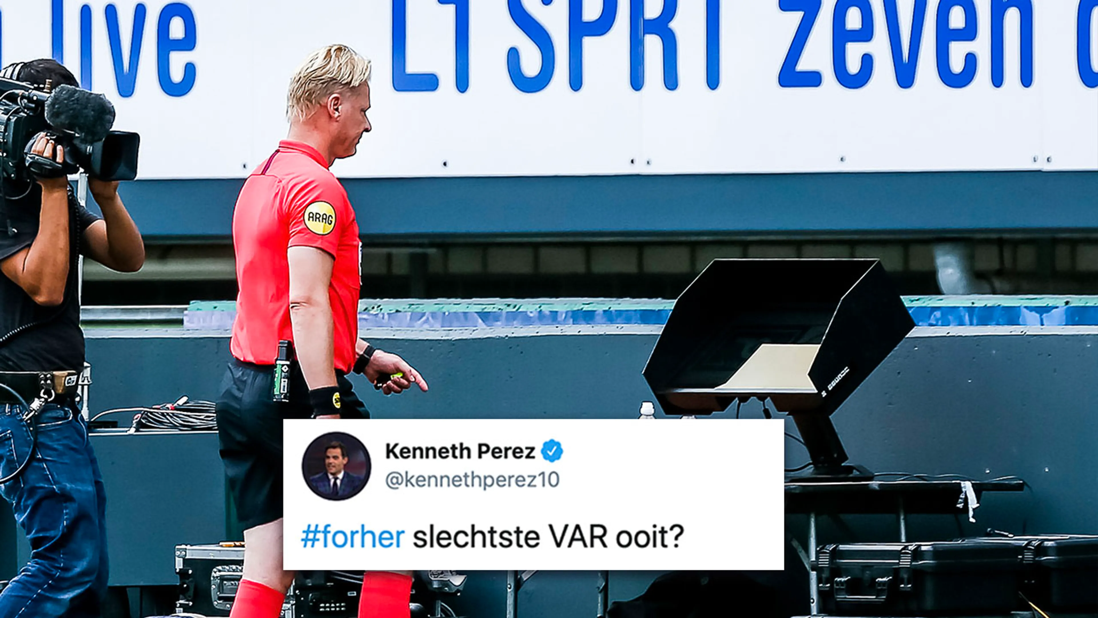 Fortuna - Heracles 1-1 na VAR-festijn, Twitter gaat los 