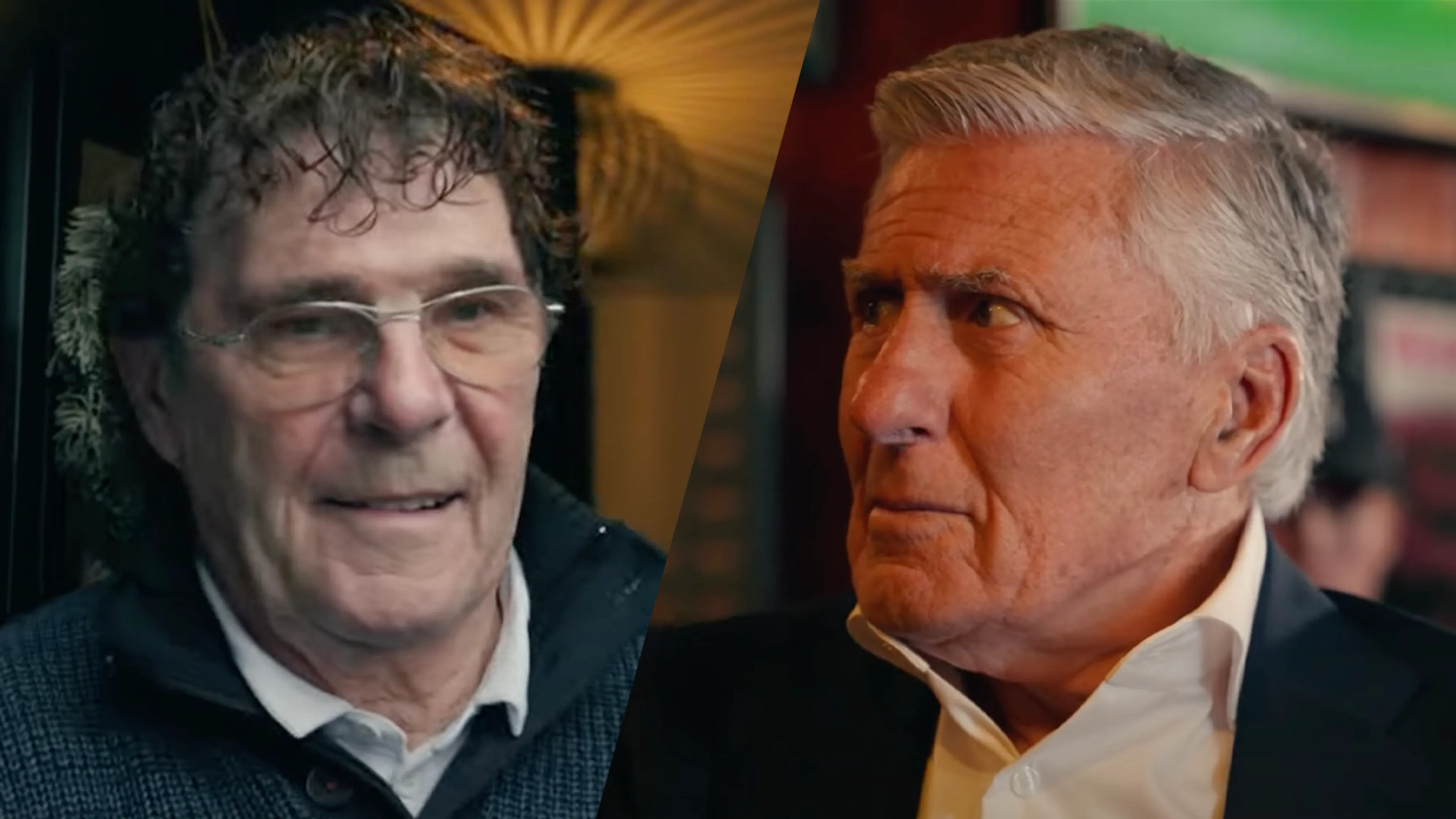 Van Hanegem en Swart dollen met elkaar in heerlijke reclame richting de Klassieker