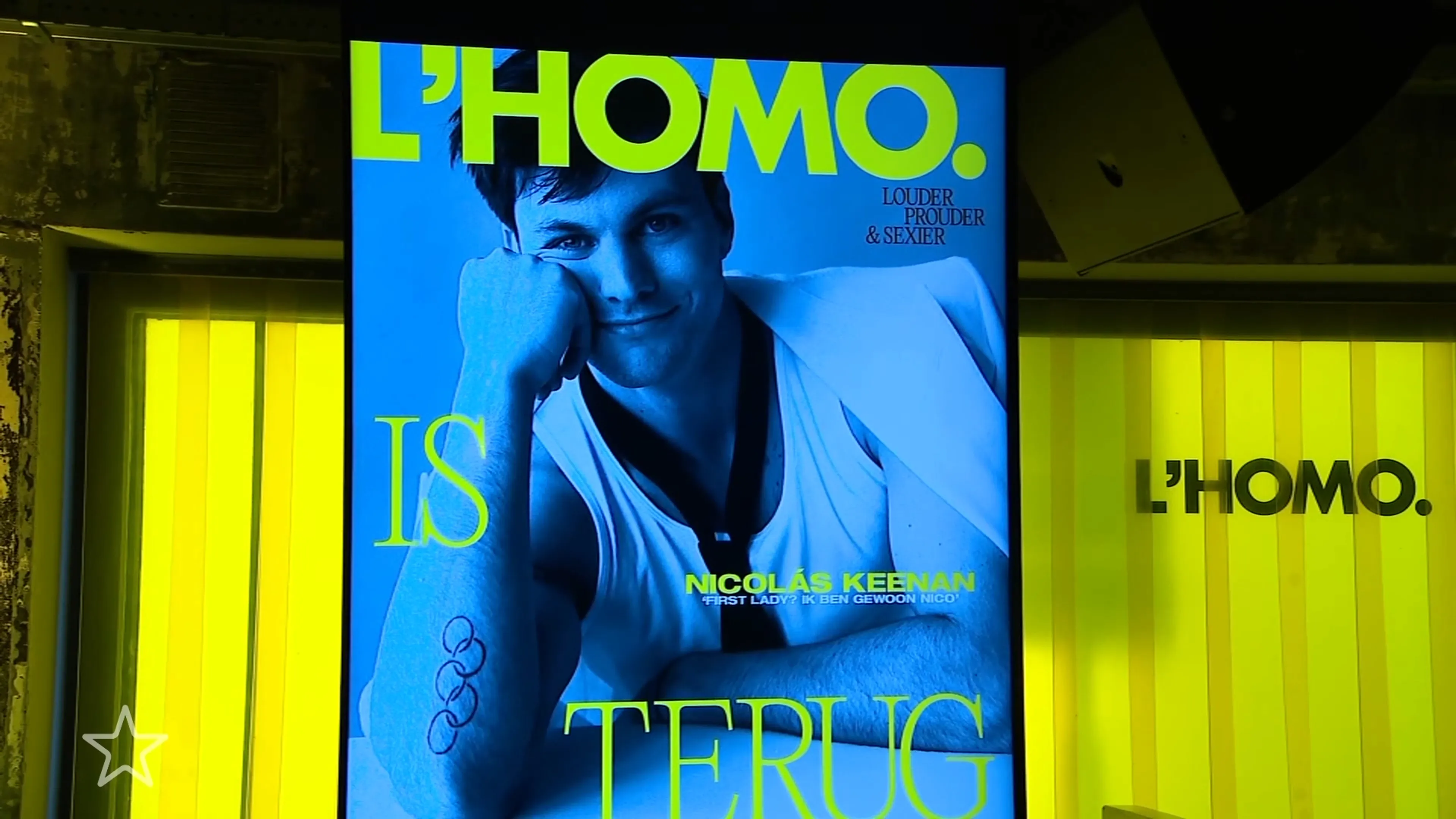 Verloofde Rob Jetten, Nicolás Keenan, schittert op cover L'HOMO