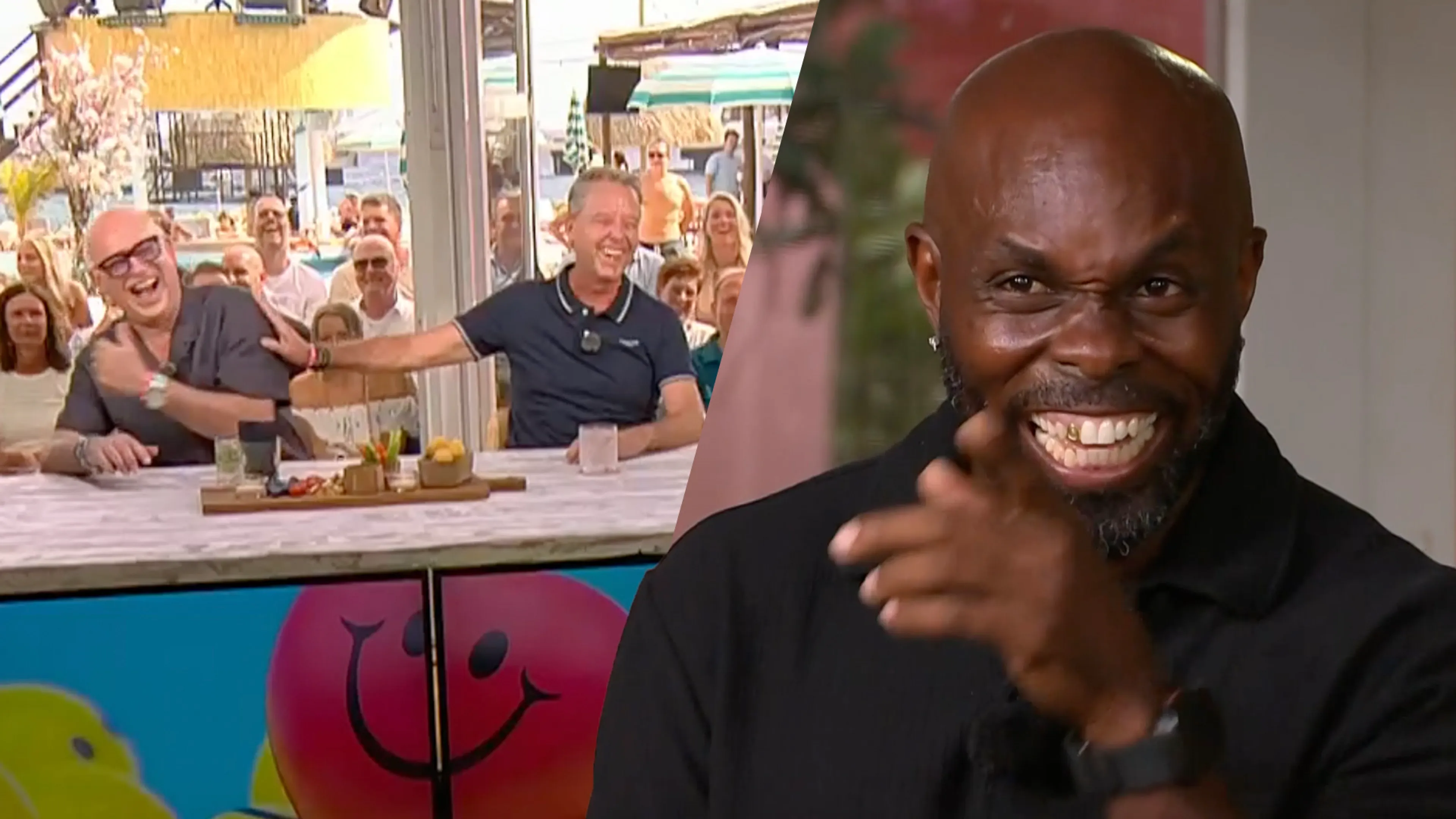 Hilariteit in de studio: Churandy Martina ziet René van der Gijp aan voor Valentijn Driessen