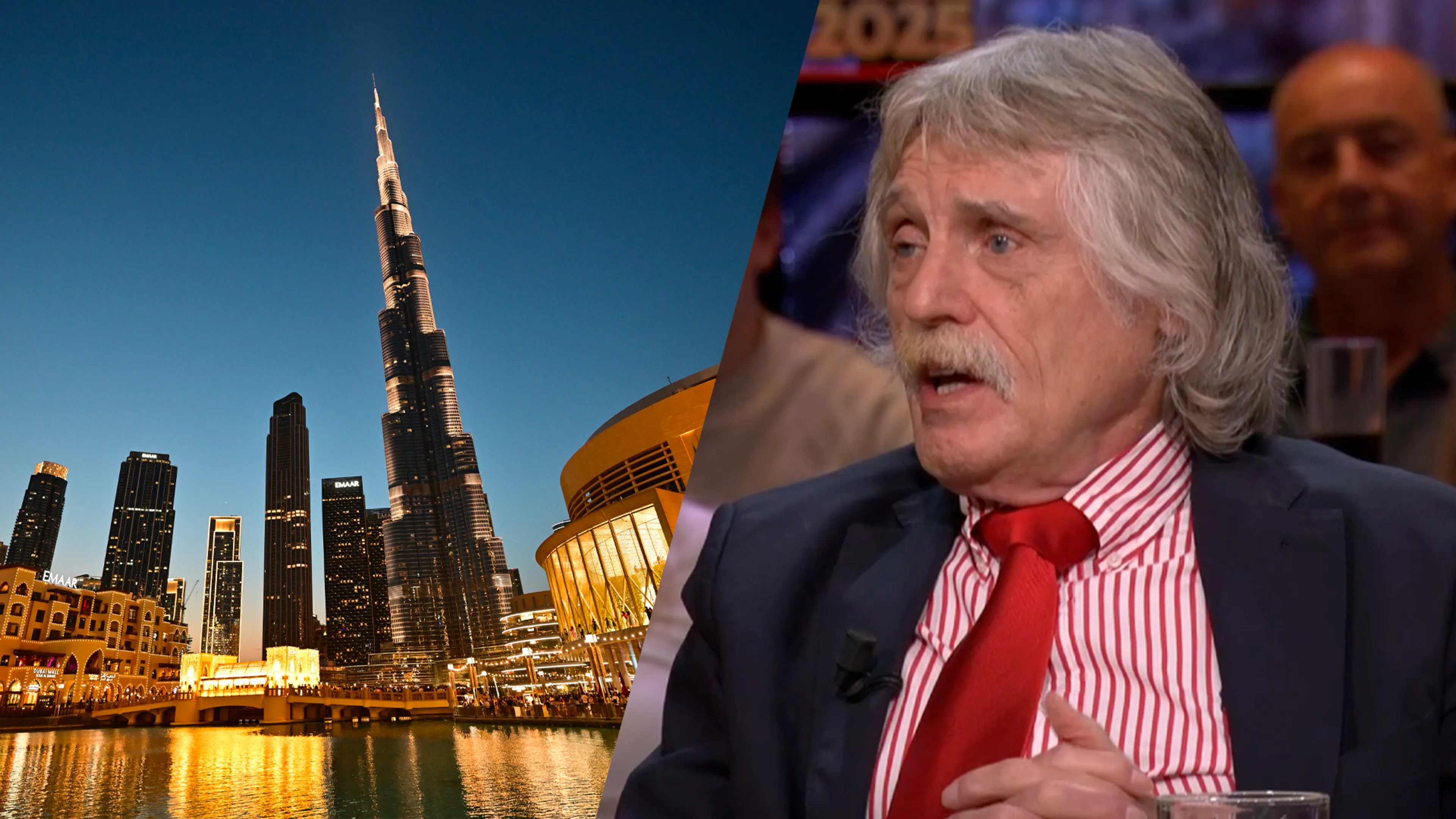 Johan Derksen over Dubai: 'Ik vind het echt een verzamelplaats van patsers!'
