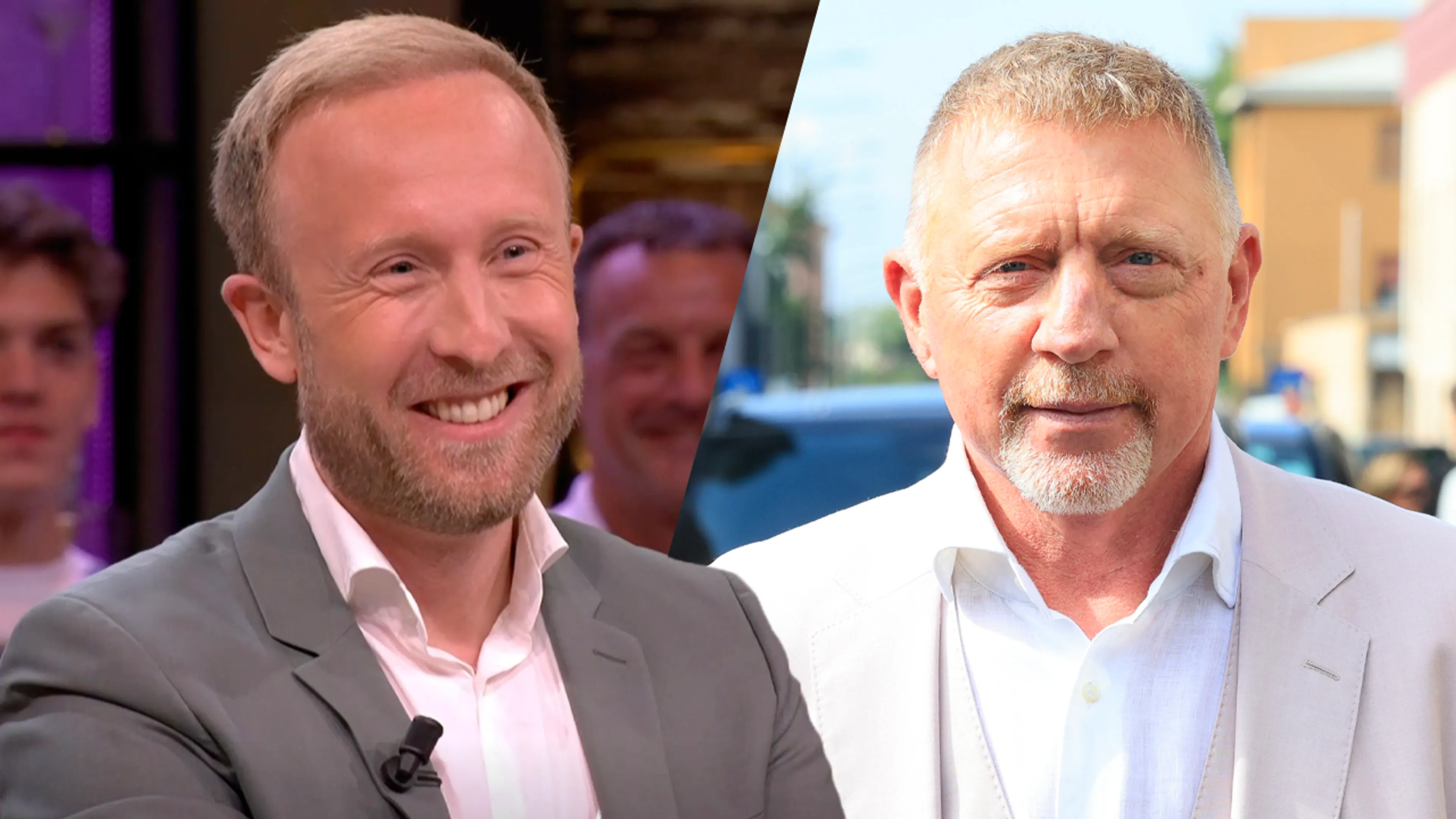 Raymond Mens en Boris Becker woensdagavond te gast bij Vandaag Inside