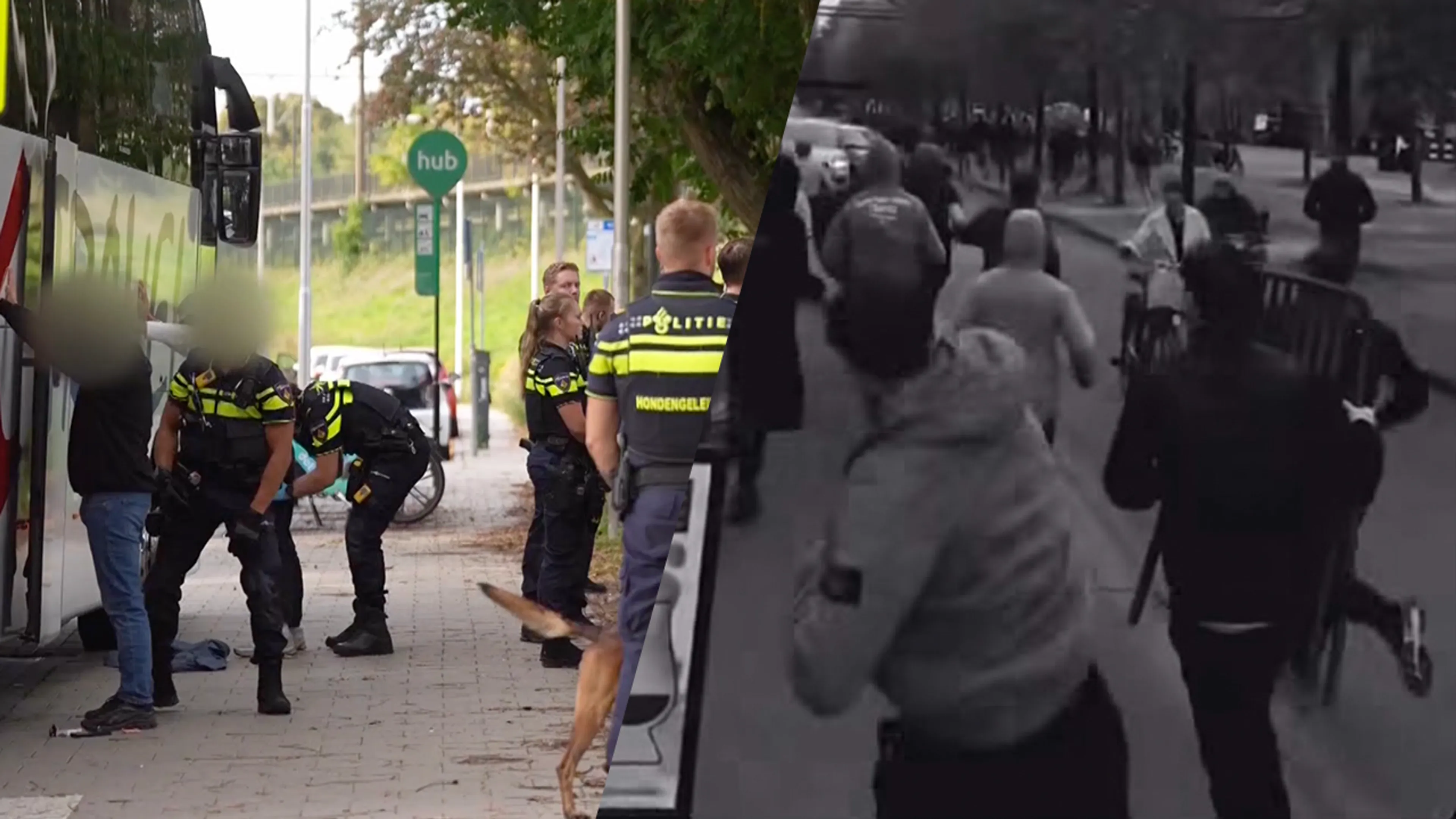 Video: Grote vechtpartij in Eindhoven: vermoedelijk tussen PSV- en VVV-supporters