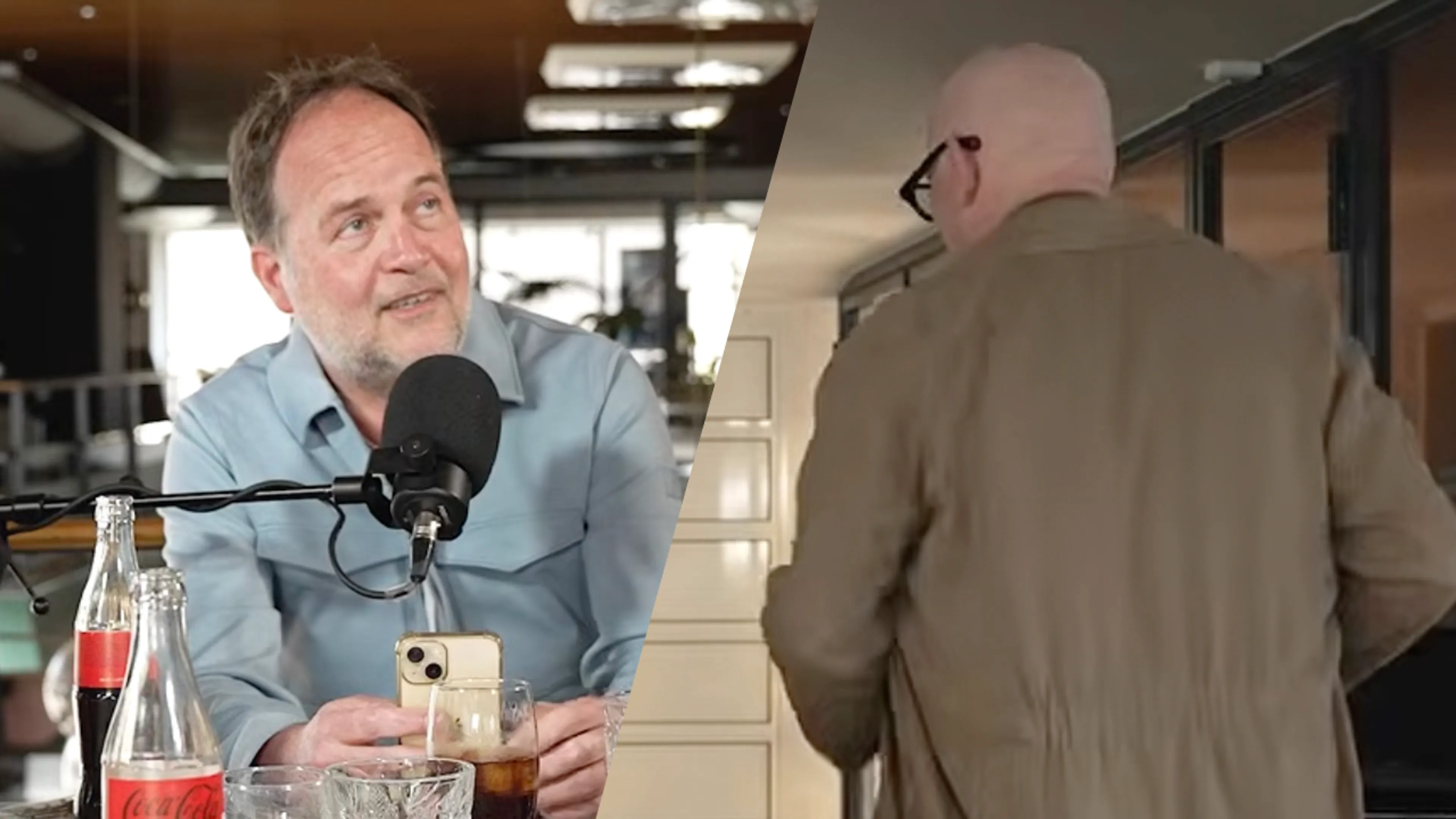 René van der Gijp gaat er vandoor tijdens podcastopnames: 'Dit is ook een uniek moment...'