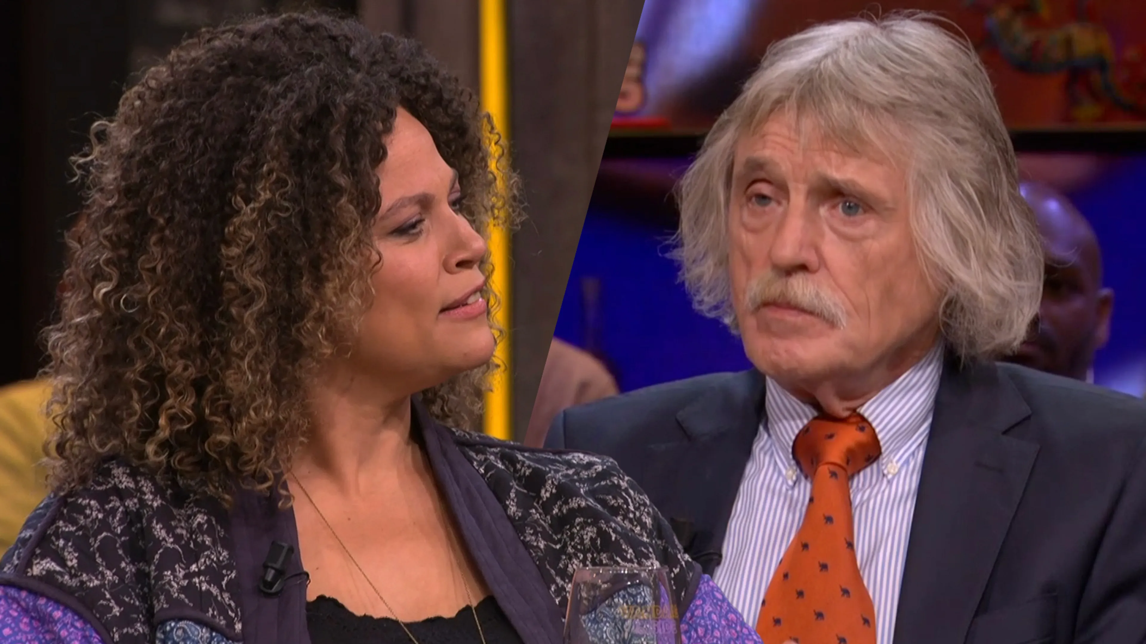 Johan Derksen geeft mening over debuut van Lisette Wellens aan tafel bij Vandaag Inside