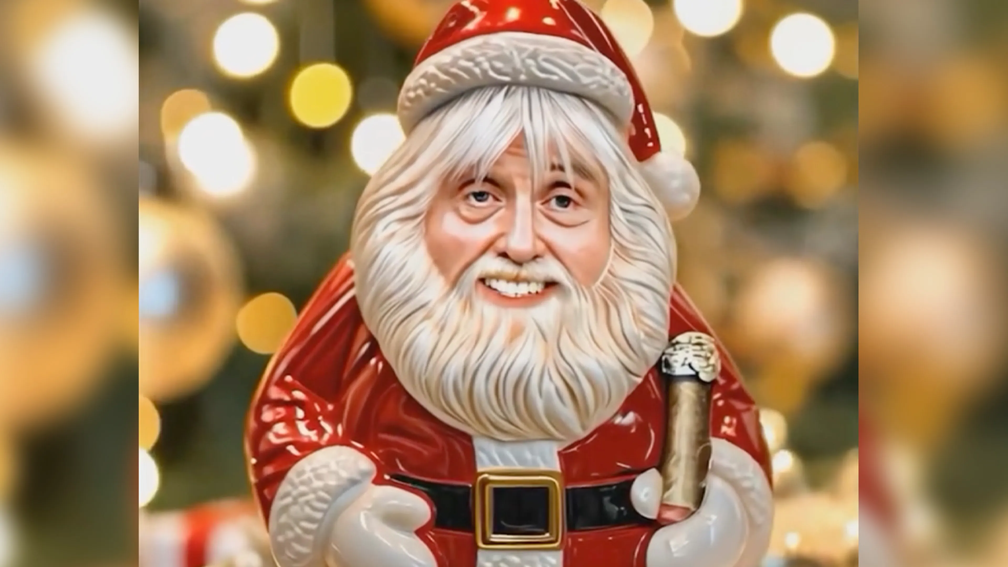 Video: Johan Derksen spreekt kerstpromo voor Veronica in
