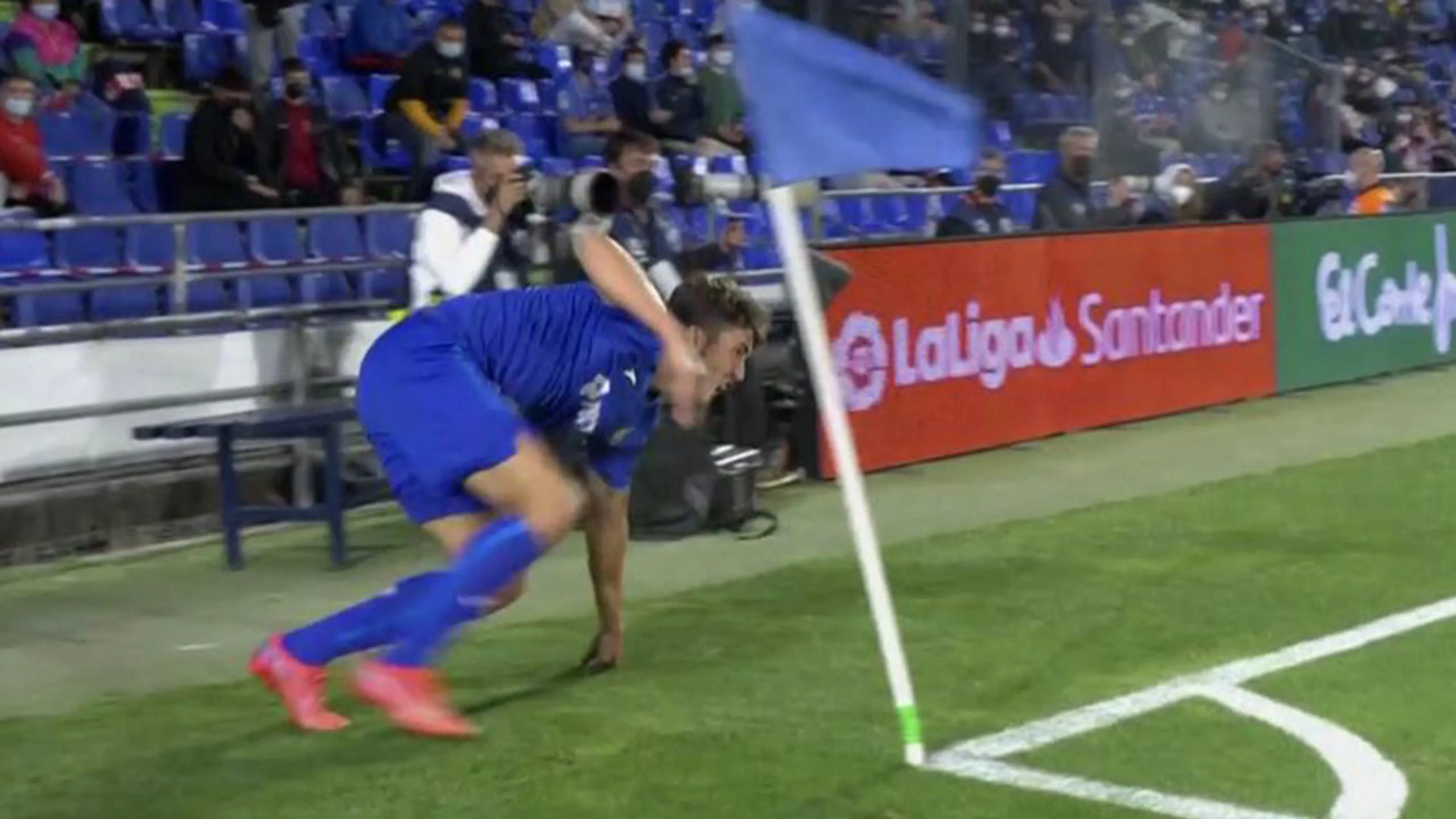 VIDEO: tijdrekken 2.0 van Getafe-speler tegen Atlético Madrid