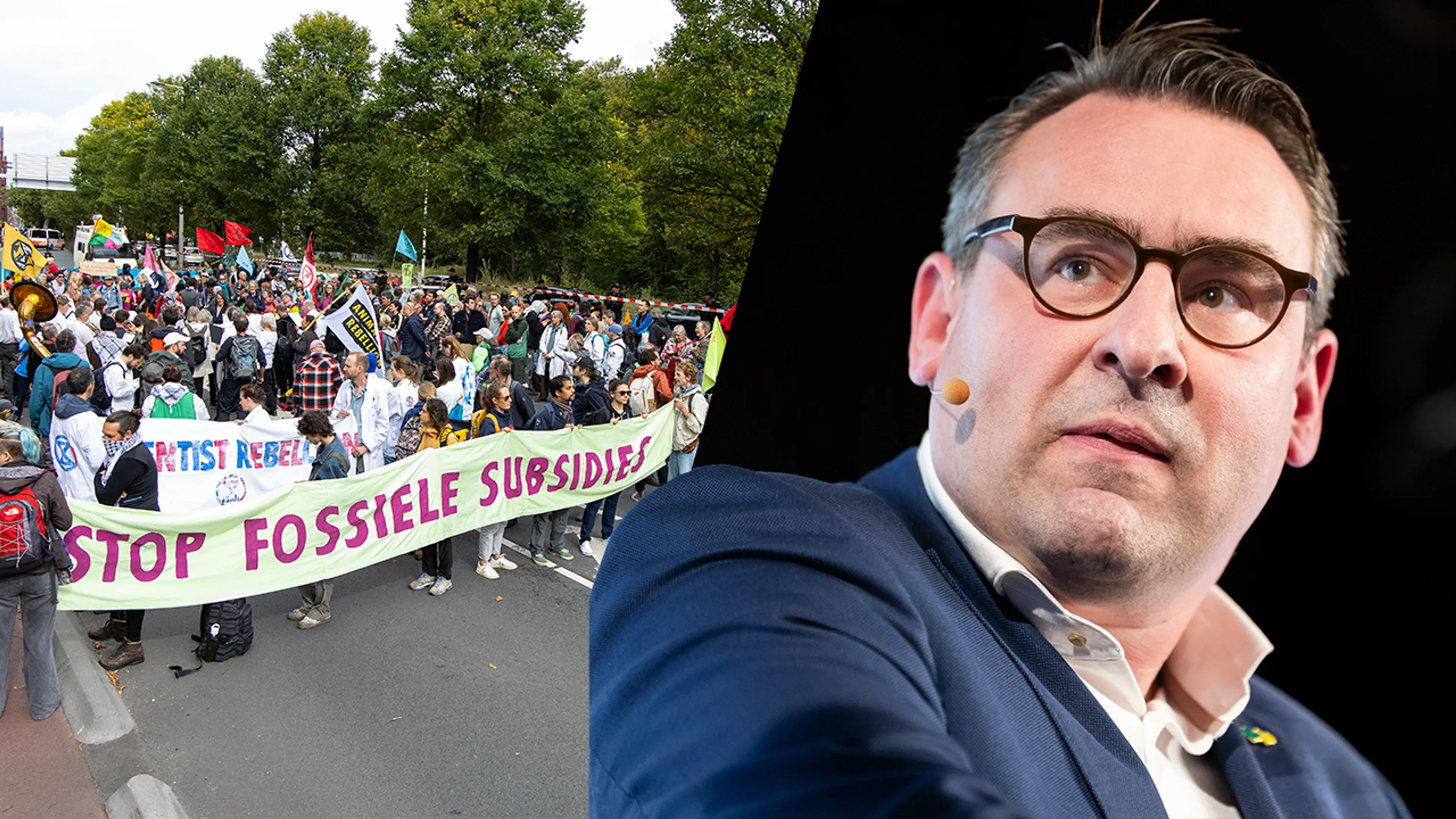 Extinction Rebellion wil blijven demonstreren ondanks 'dreigementen' van Richard de Mos