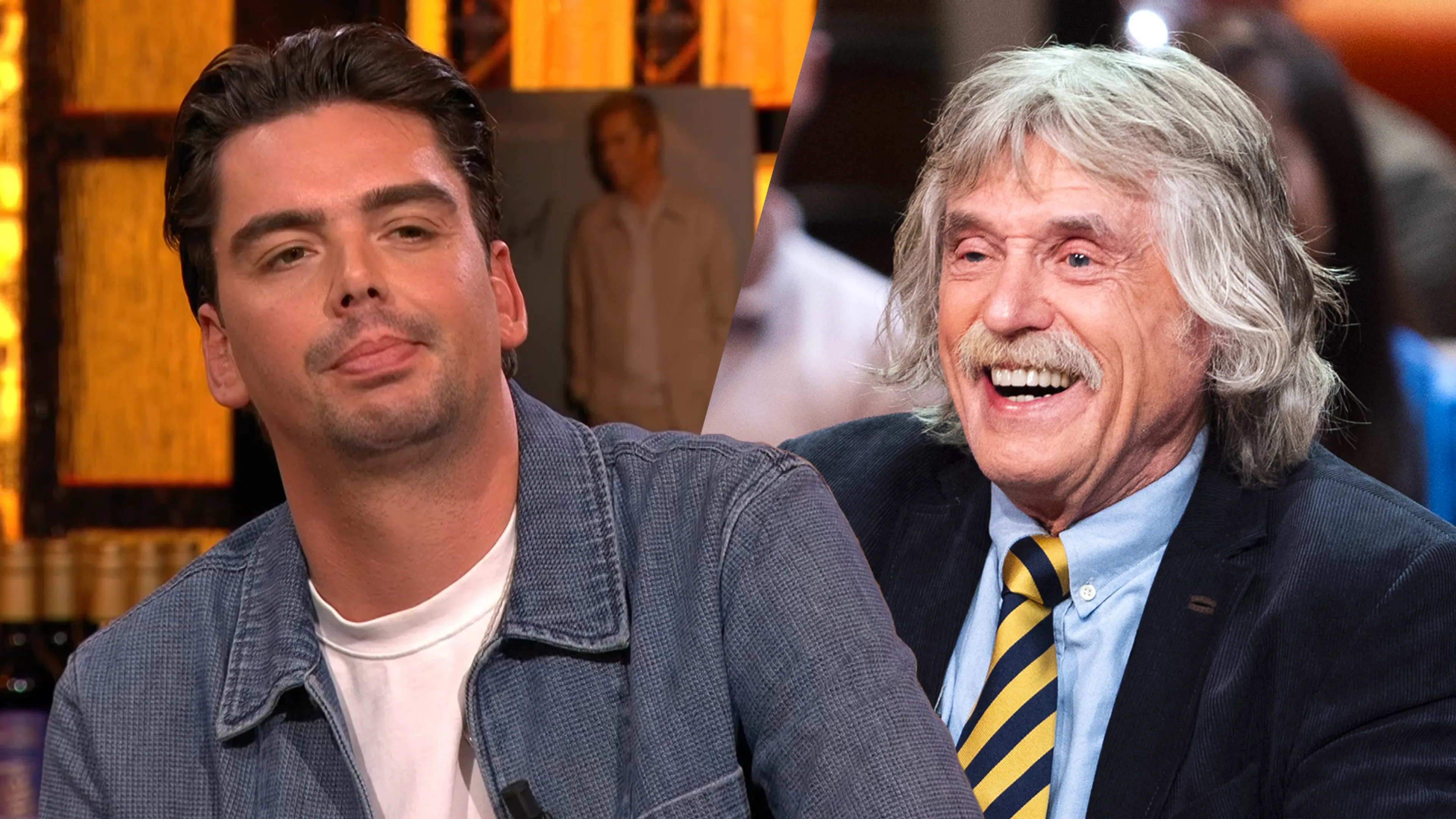 Yves Berendse reageert op kritiek van Johan Derksen: 'Ouwe, chagrijnige bromsnor'
